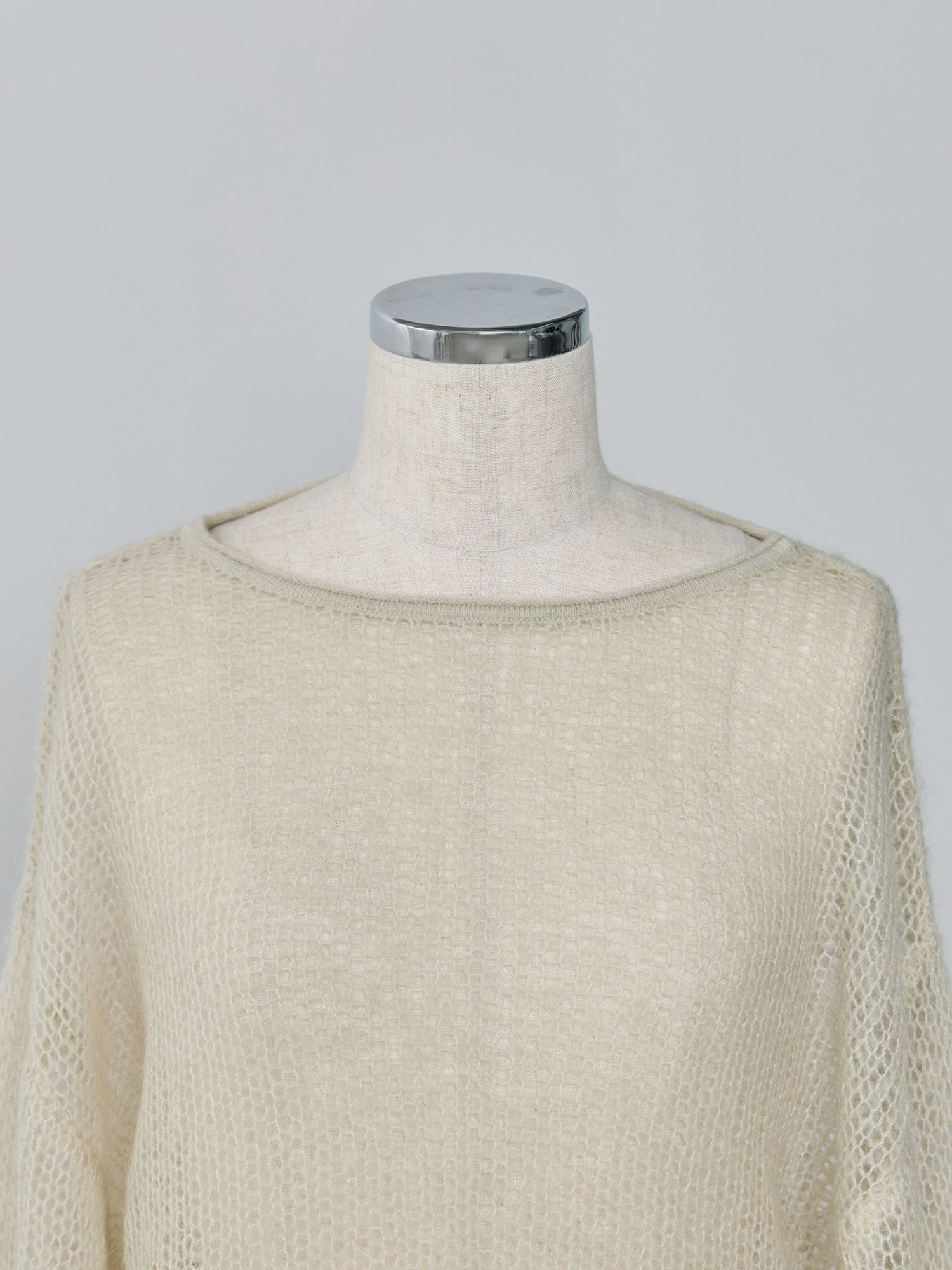 モヘヤミックスシアールーズニット