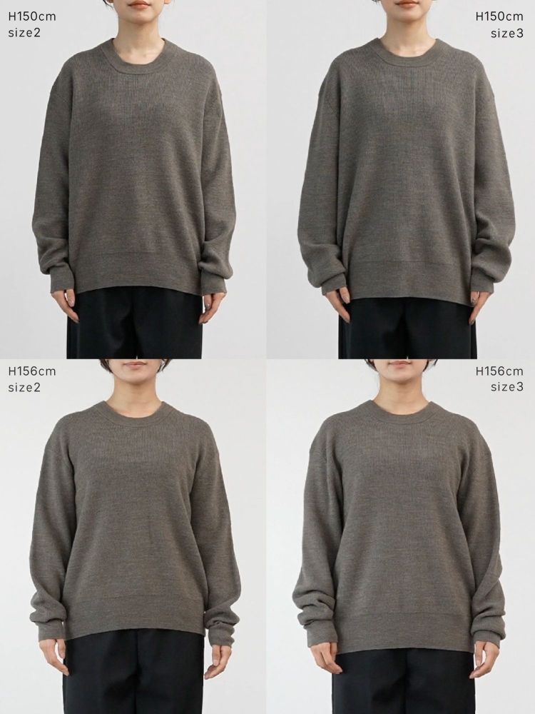 crewre online shop / カシミアブレンドメリノウールニット