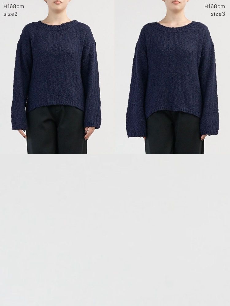 crewre online shop / ロービングスラブルーズニット