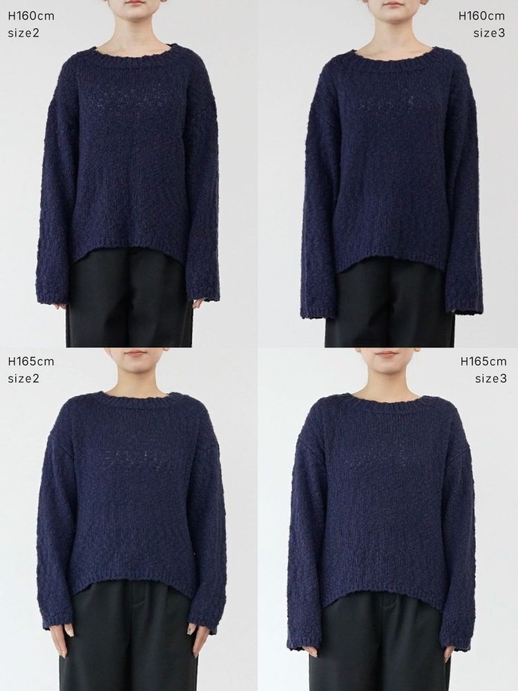 crewre online shop / ロービングスラブルーズニット