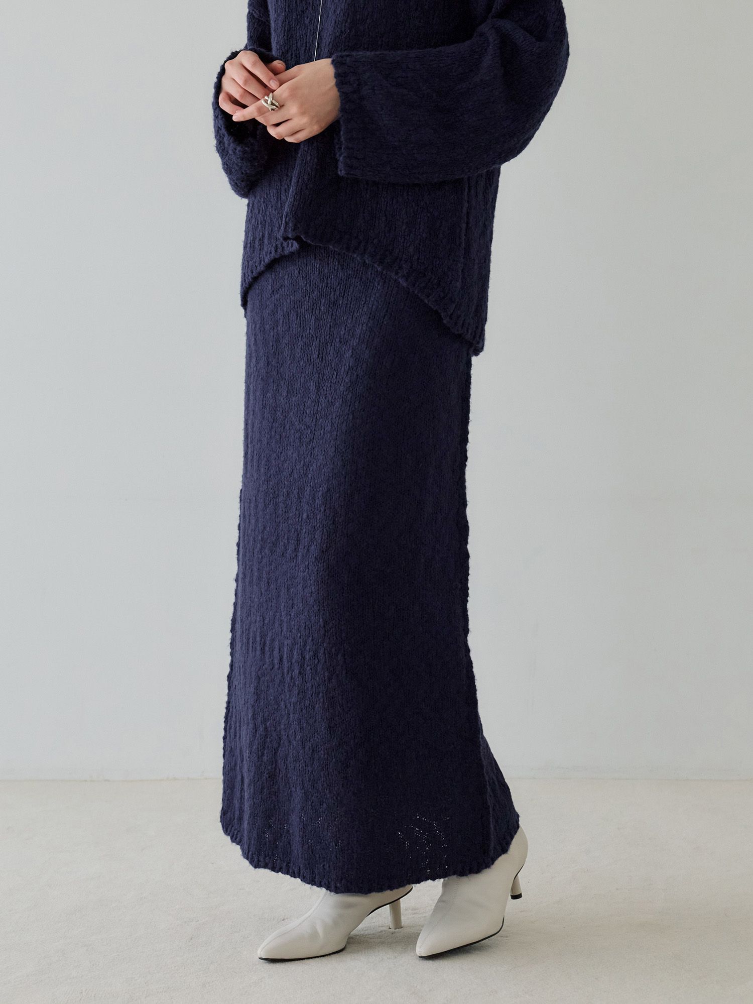 【新品未使用】crewre クルーレ ロービングスラブニットスカート crewre online shop / ロービングスラブニットスカート