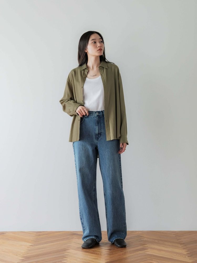 crewre アジャスタブルIラインデニムパンツ サイズ 2 crewre online shop / アジャスタブルIラインデニムパンツ