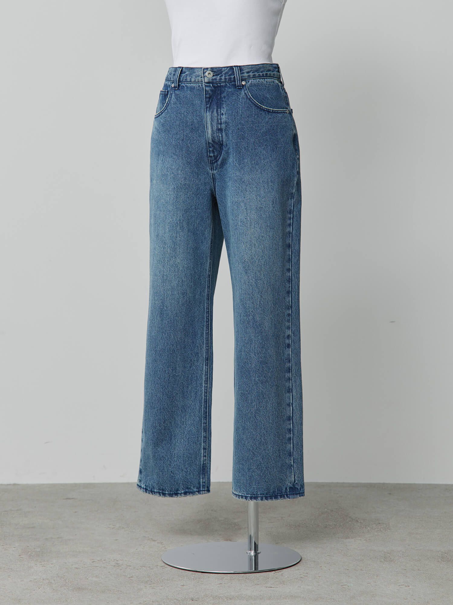 アジャスタブルIラインデニムパンツ