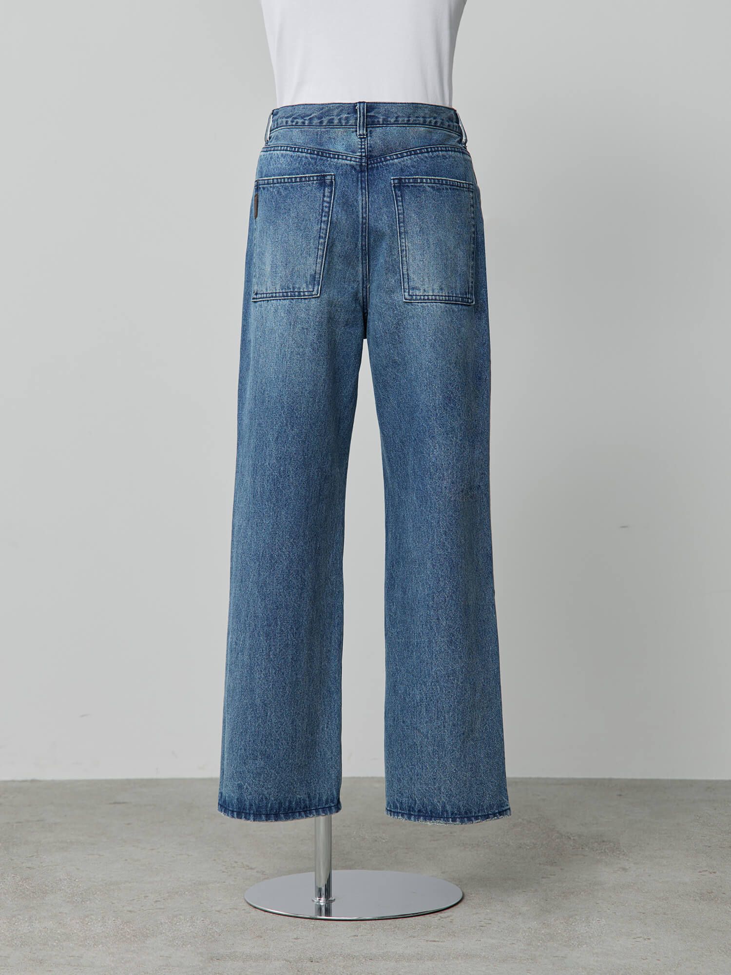 アジャスタブルIラインデニムパンツ