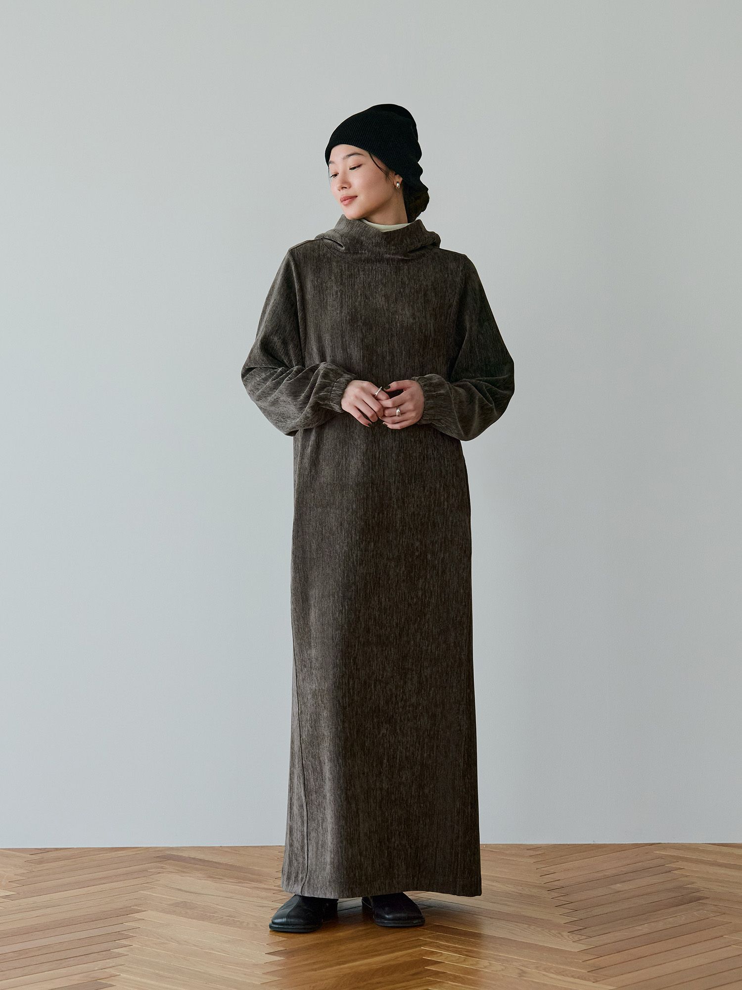 ストラップフィットコットンビーニー