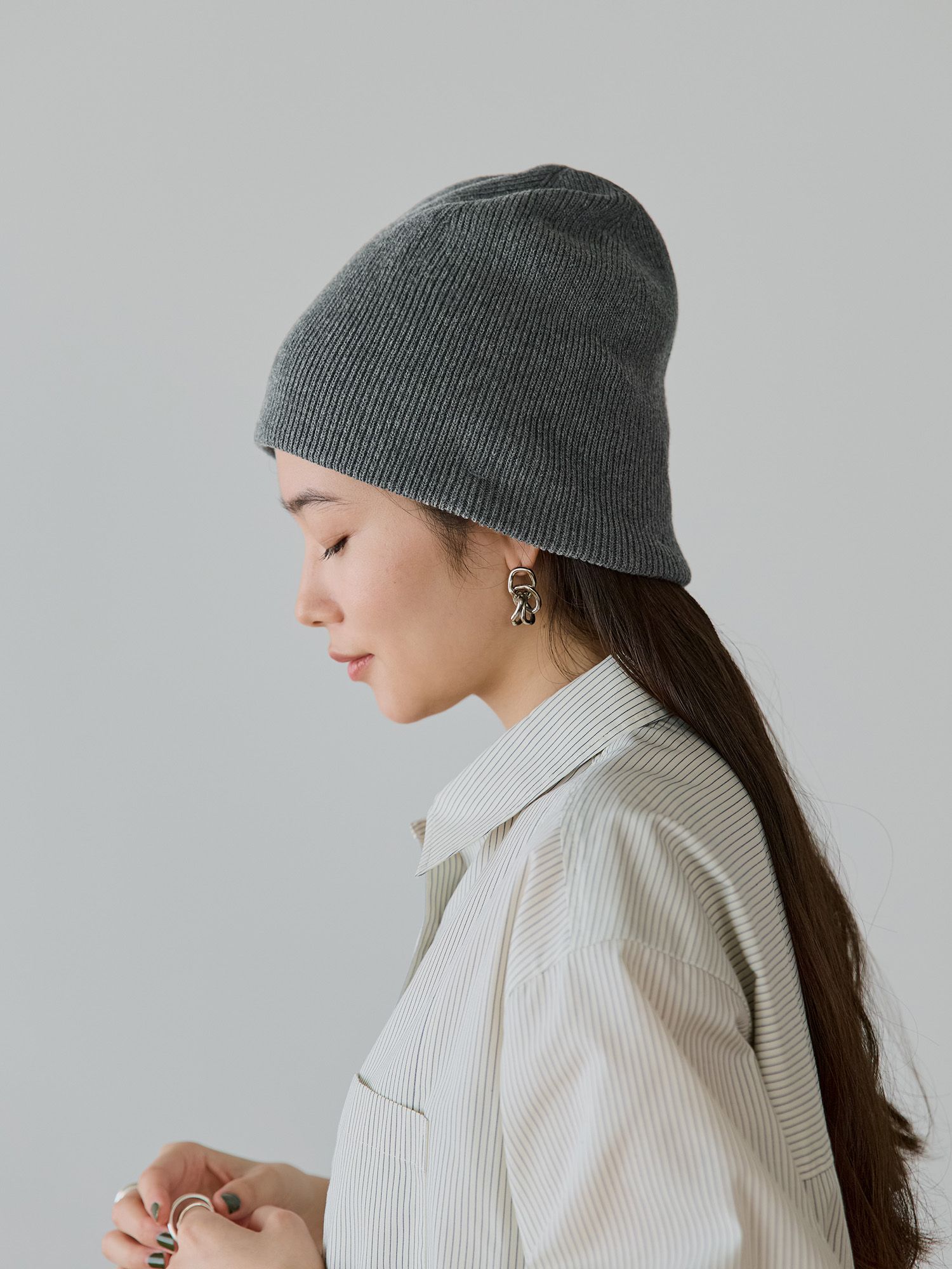 ストラップフィットコットンビーニー