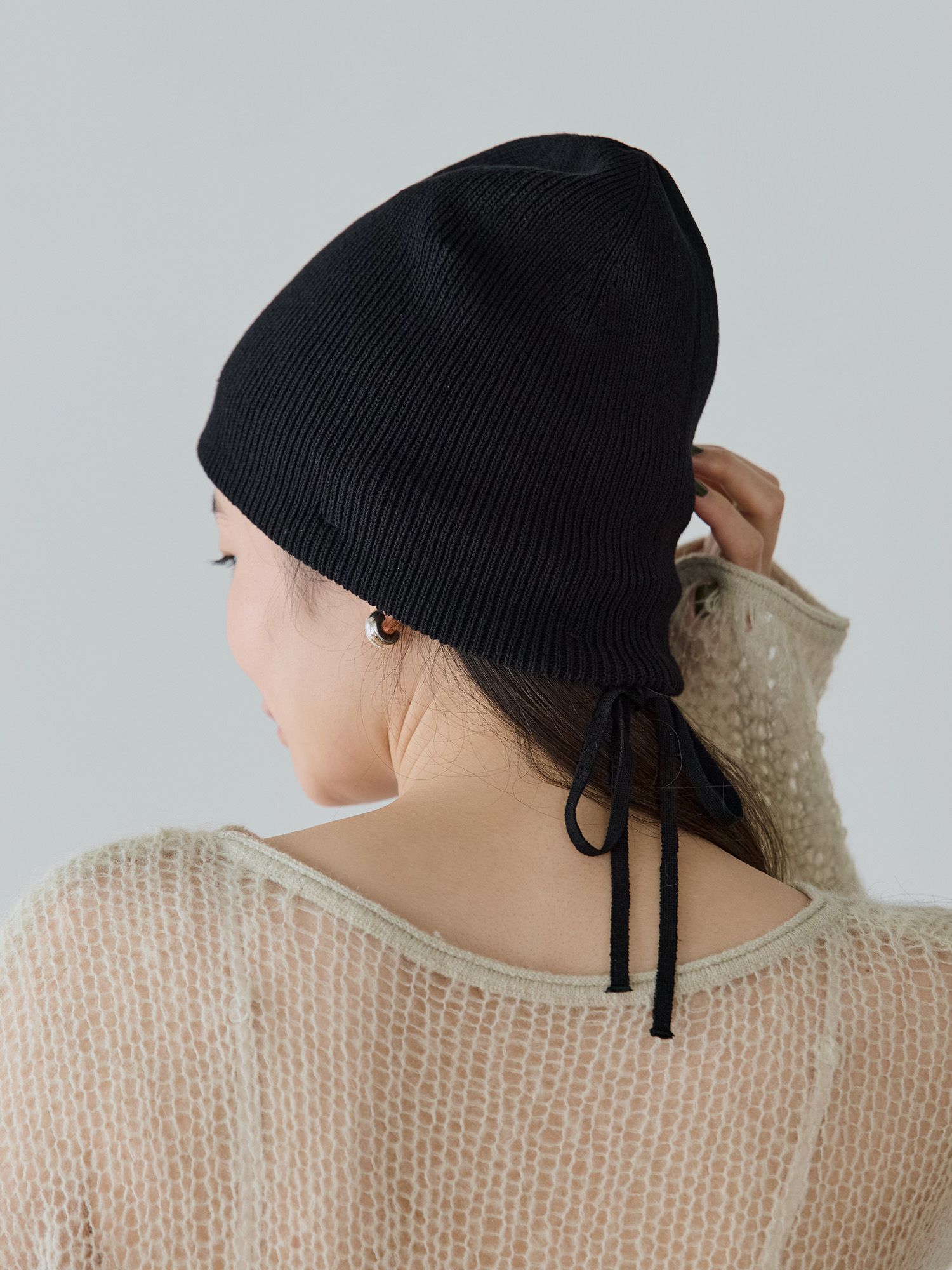 ストラップフィットコットンビーニー