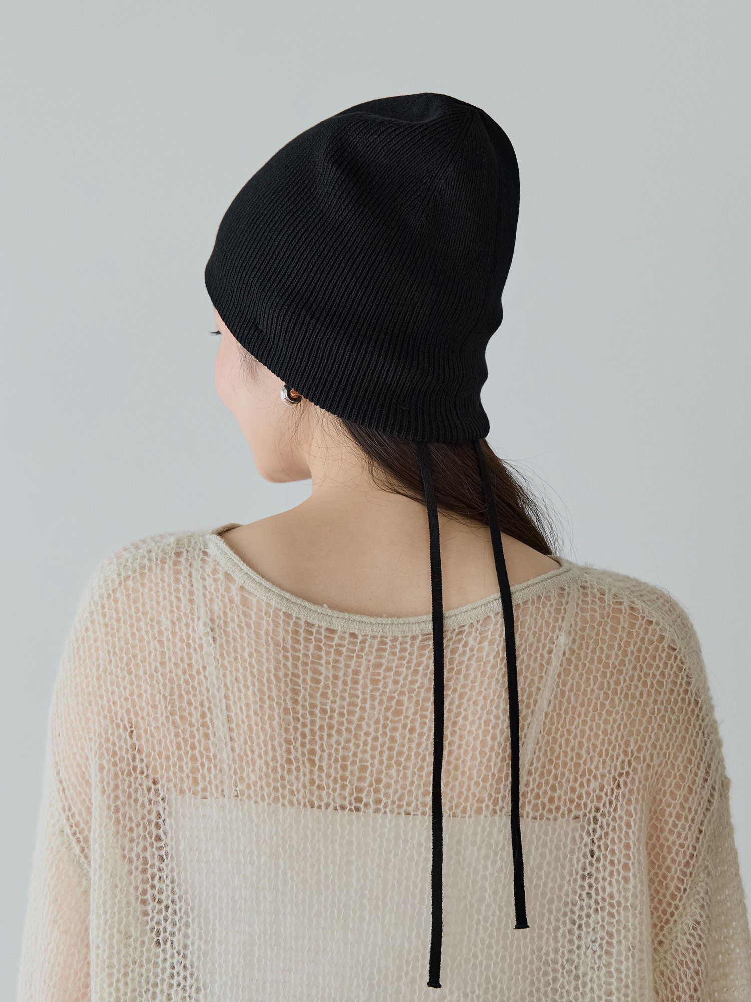 ストラップフィットコットンビーニー