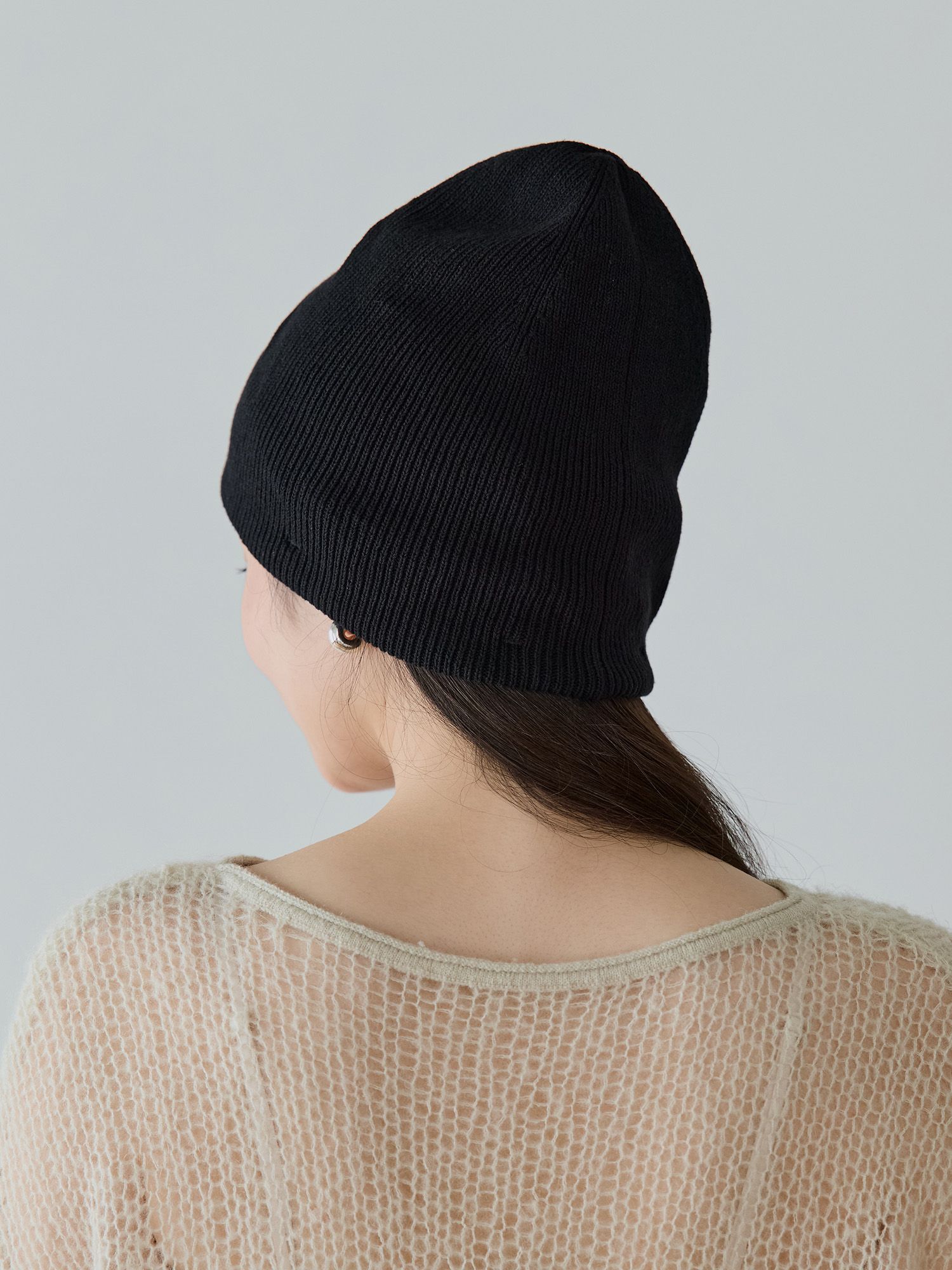 ストラップフィットコットンビーニー