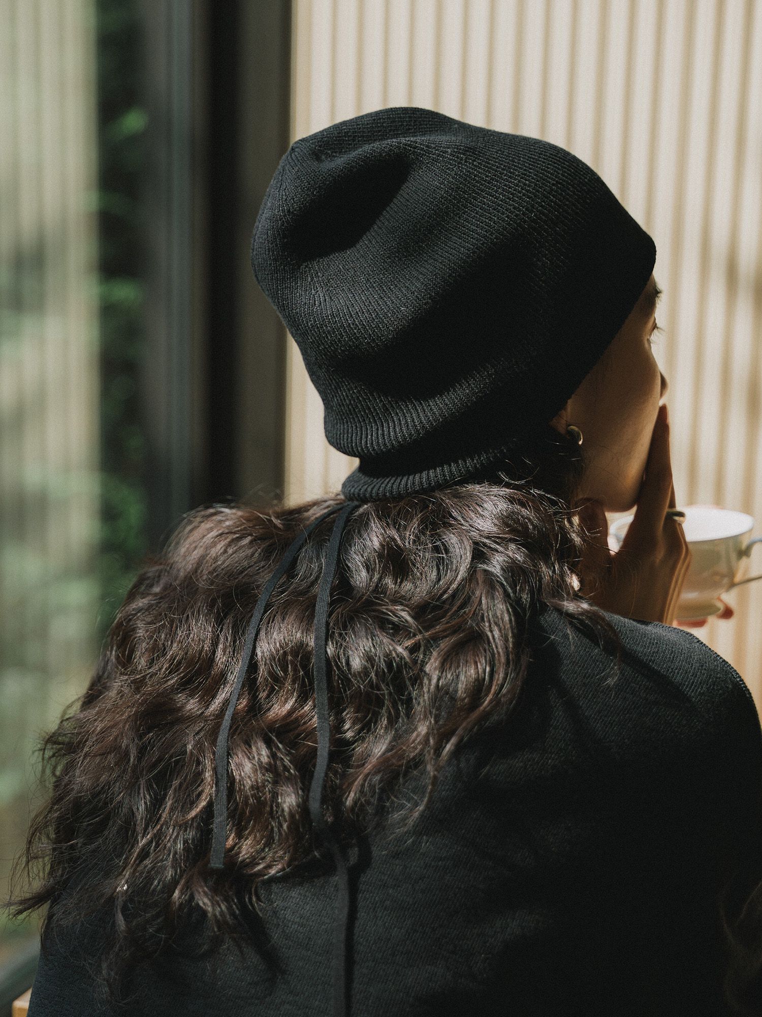 ストラップフィットコットンビーニー