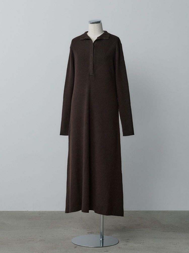 crewre online shop / フロントフライニットワンピース