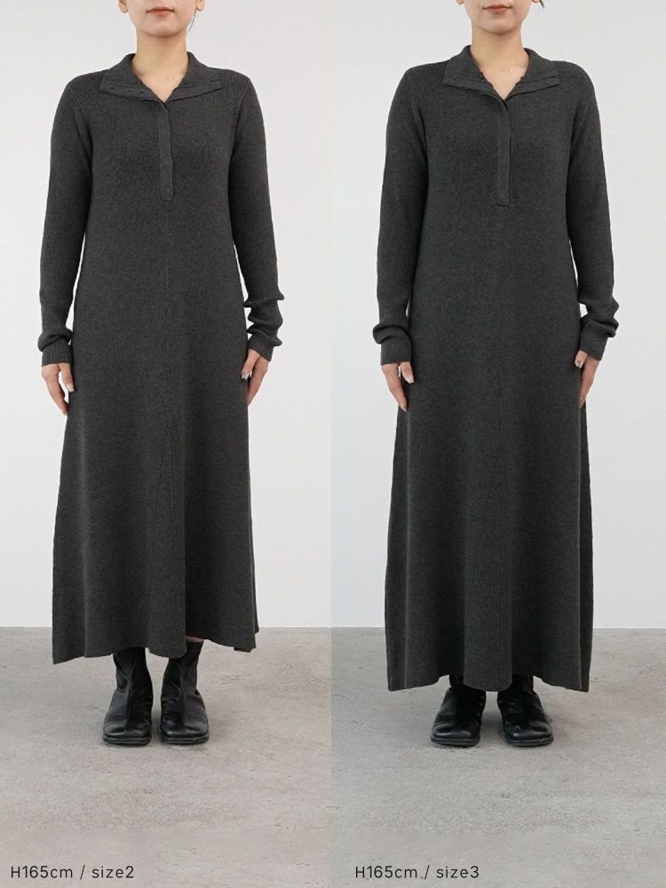 crewre online shop / フロントフライニットワンピース