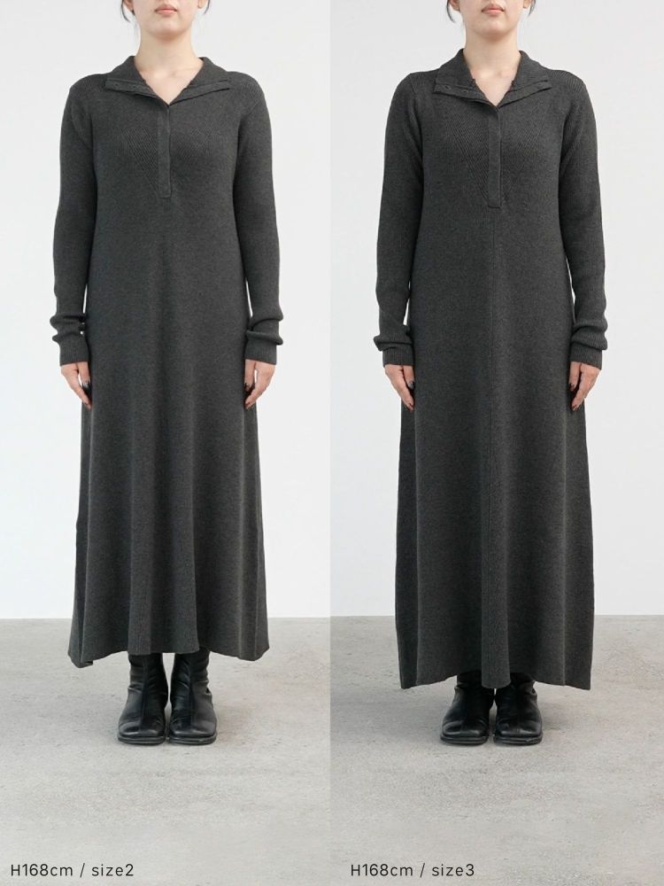 crewre online shop / フロントフライニットワンピース