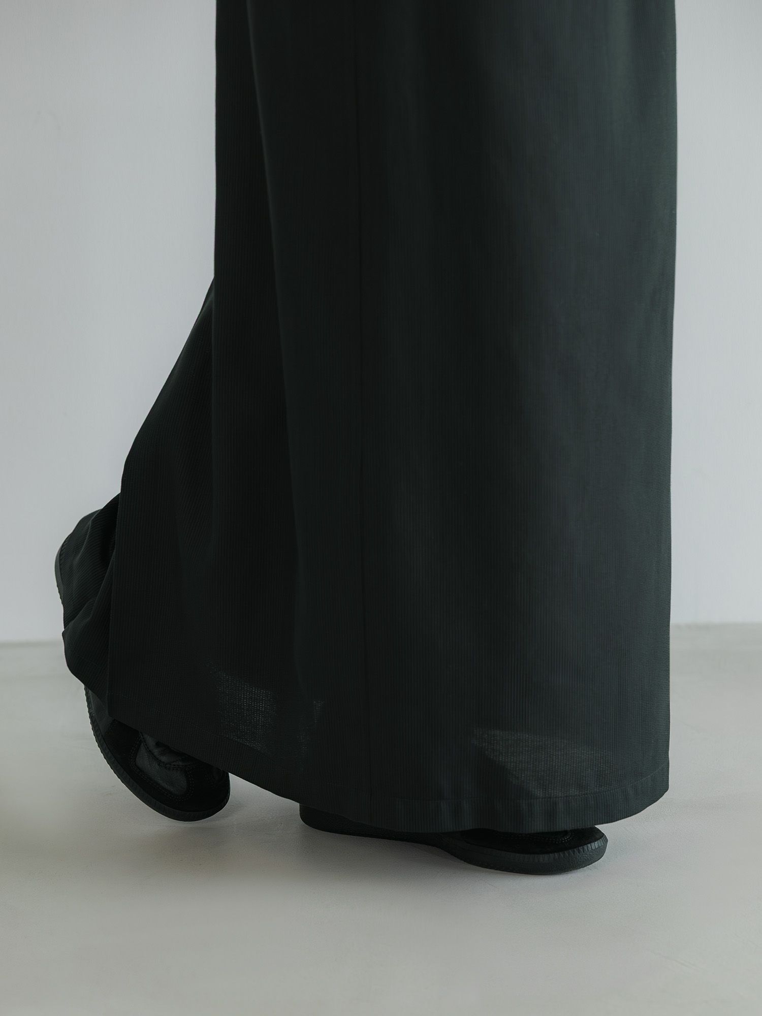 テンセルコットンピケIラインスカート