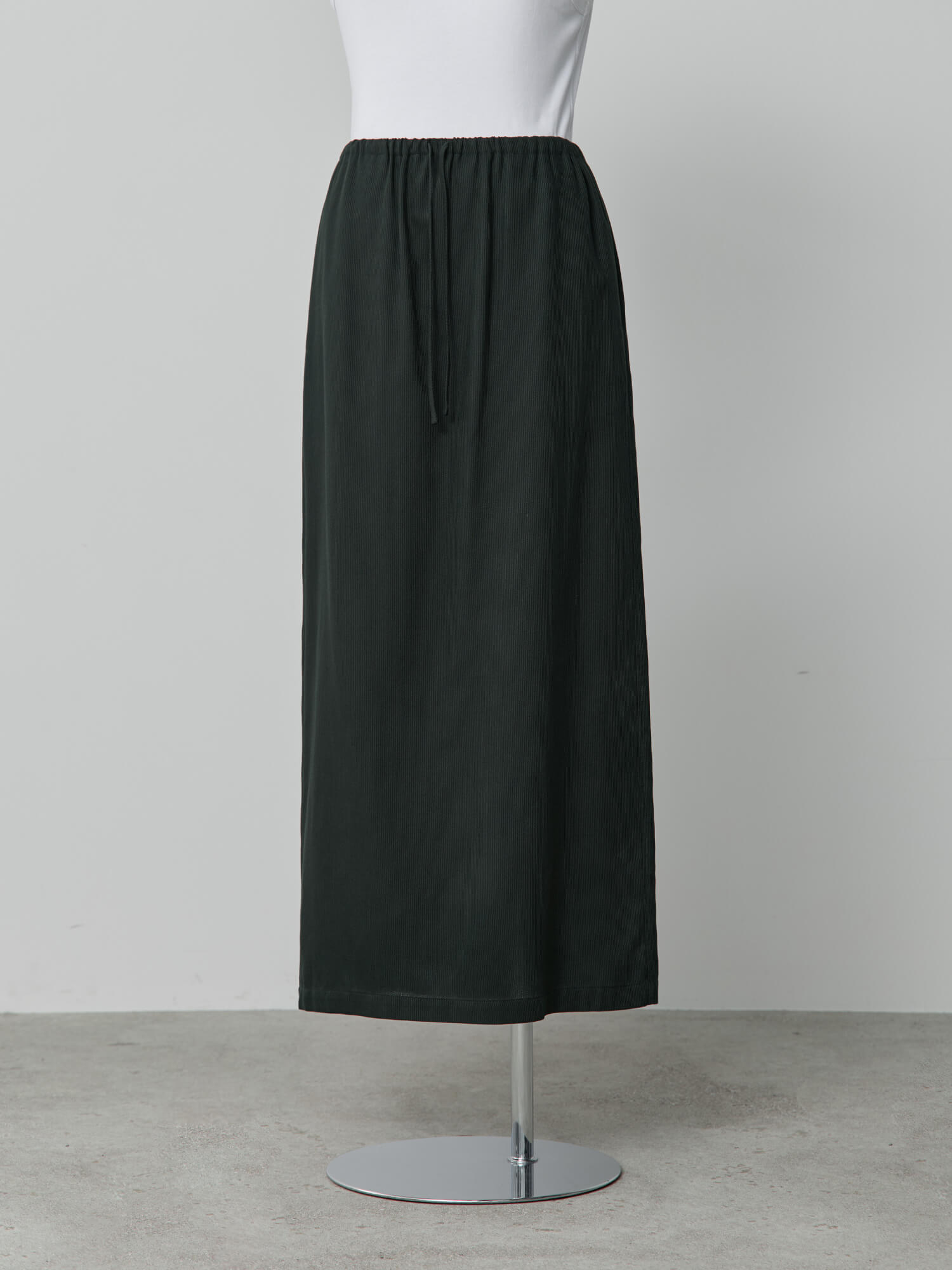 テンセルコットンピケIラインスカート