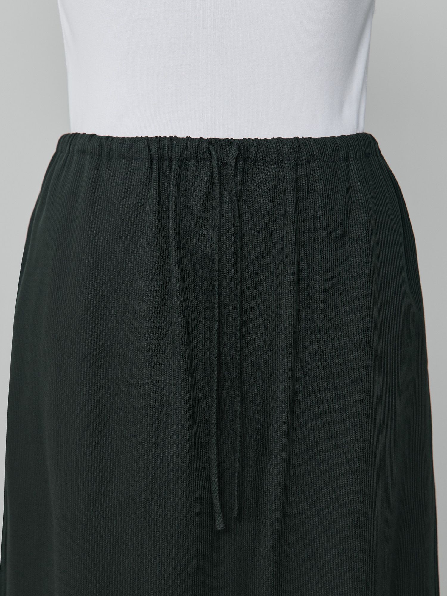 テンセルコットンピケIラインスカート