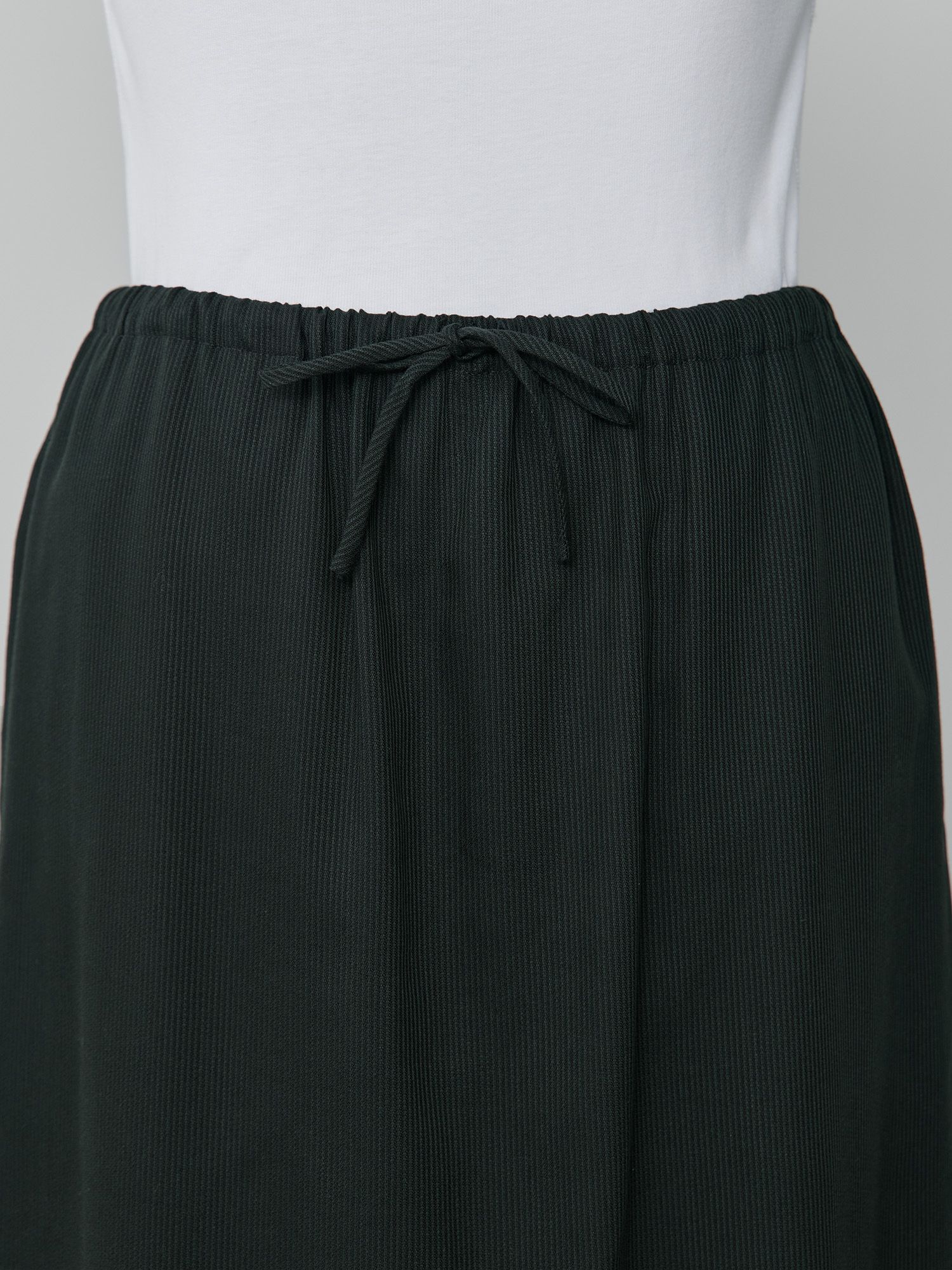 テンセルコットンピケIラインスカート