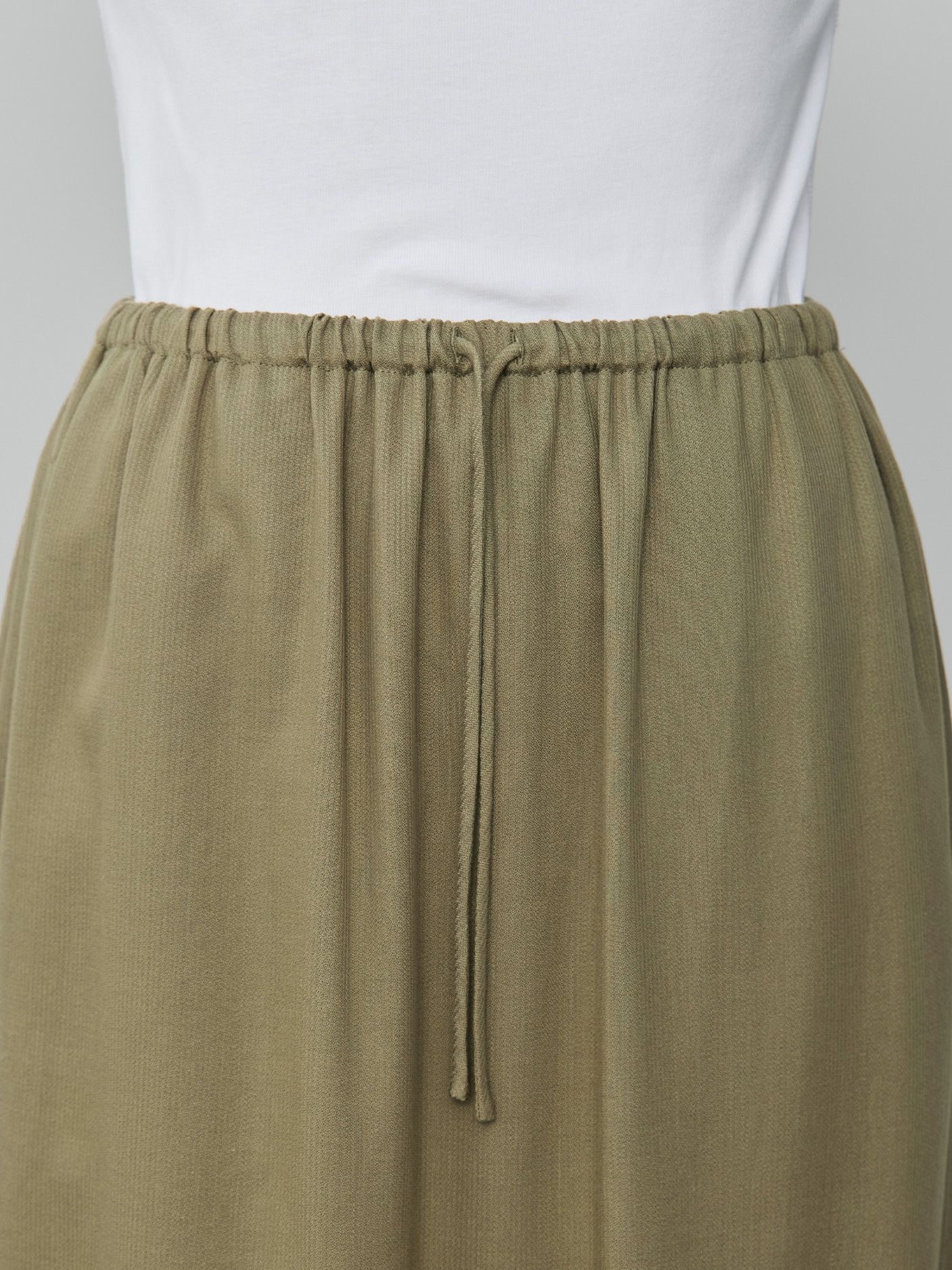 テンセルコットンピケIラインスカート