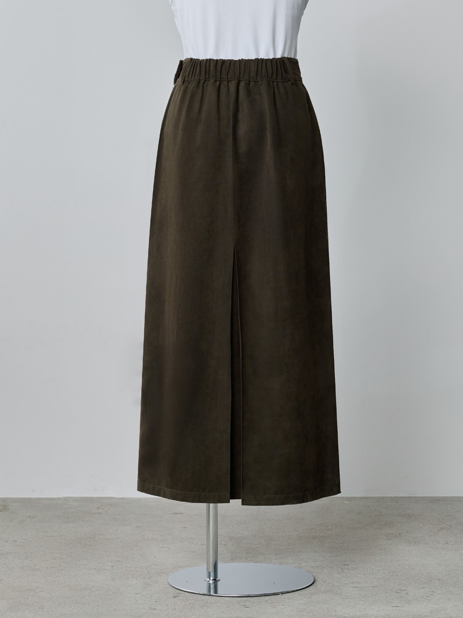 フェイクスウェードIラインスカート