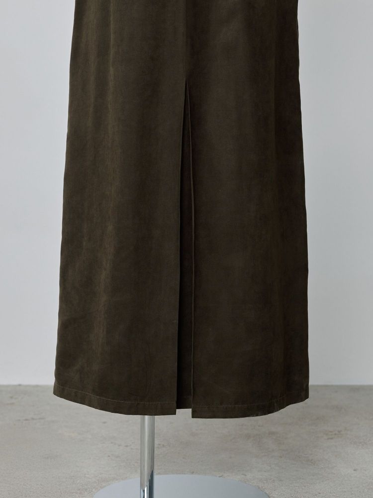 【crewre】 フェイクスウェードIラインスカート　ivory crewre】 フェイクスウェードIラインスカート size2 ivory