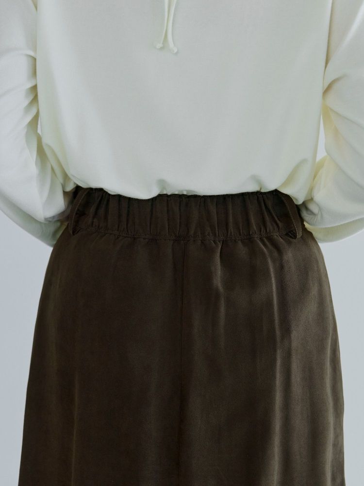 crewre online shop / フェイクスウェードIラインスカート