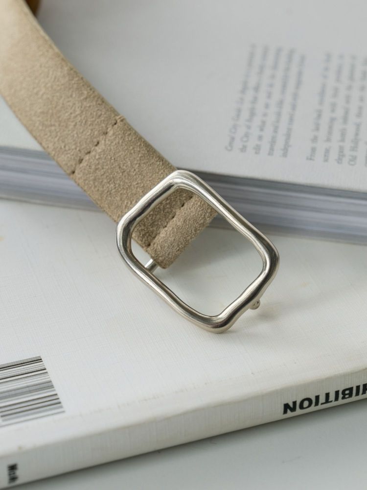 crewre online shop / ボタンスタッズスウェードベルト