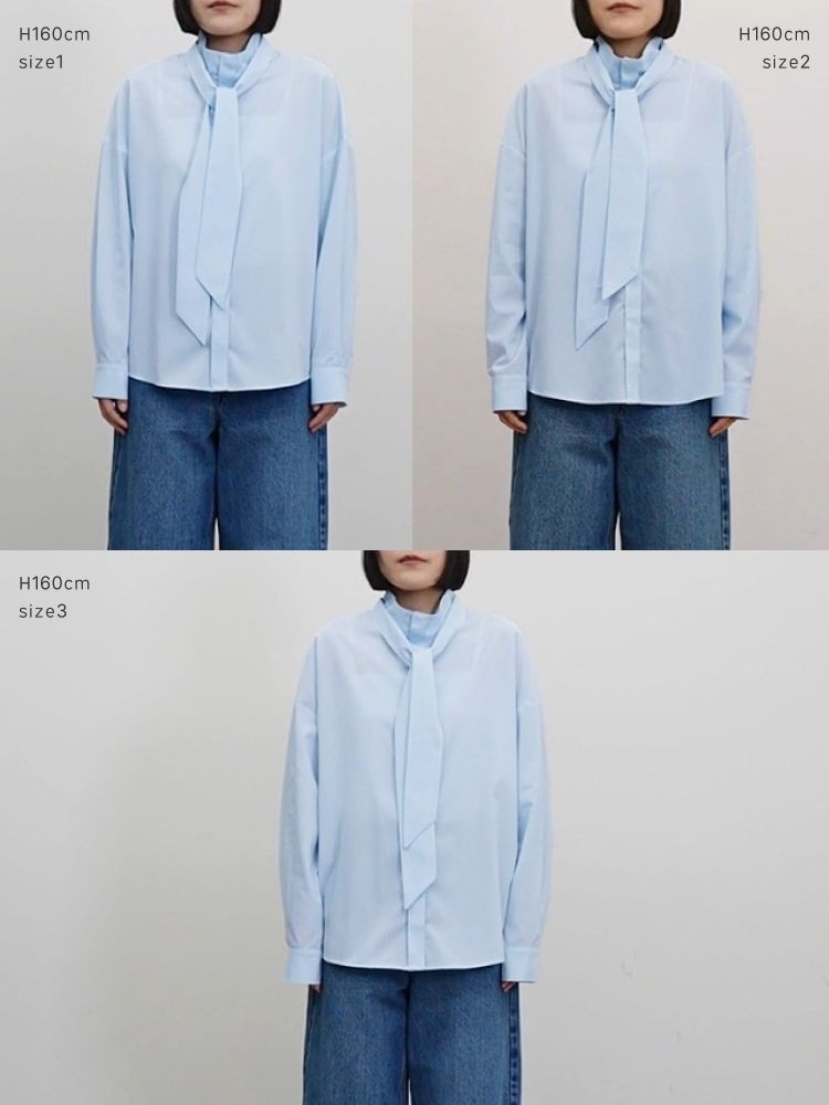 crewre online shop / 2wayハイネックボウタイシャツ