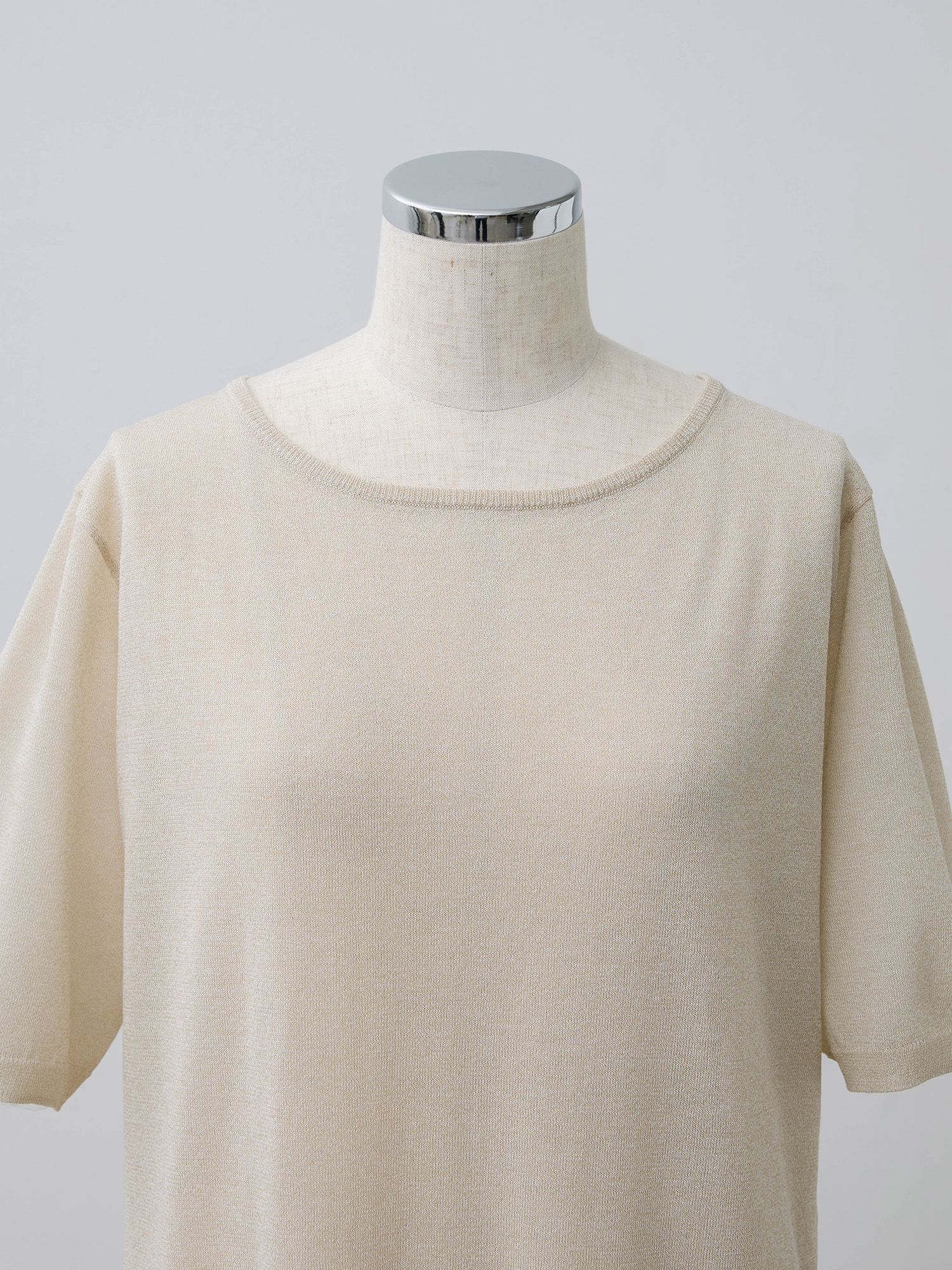 シアーニットストレートワンピース