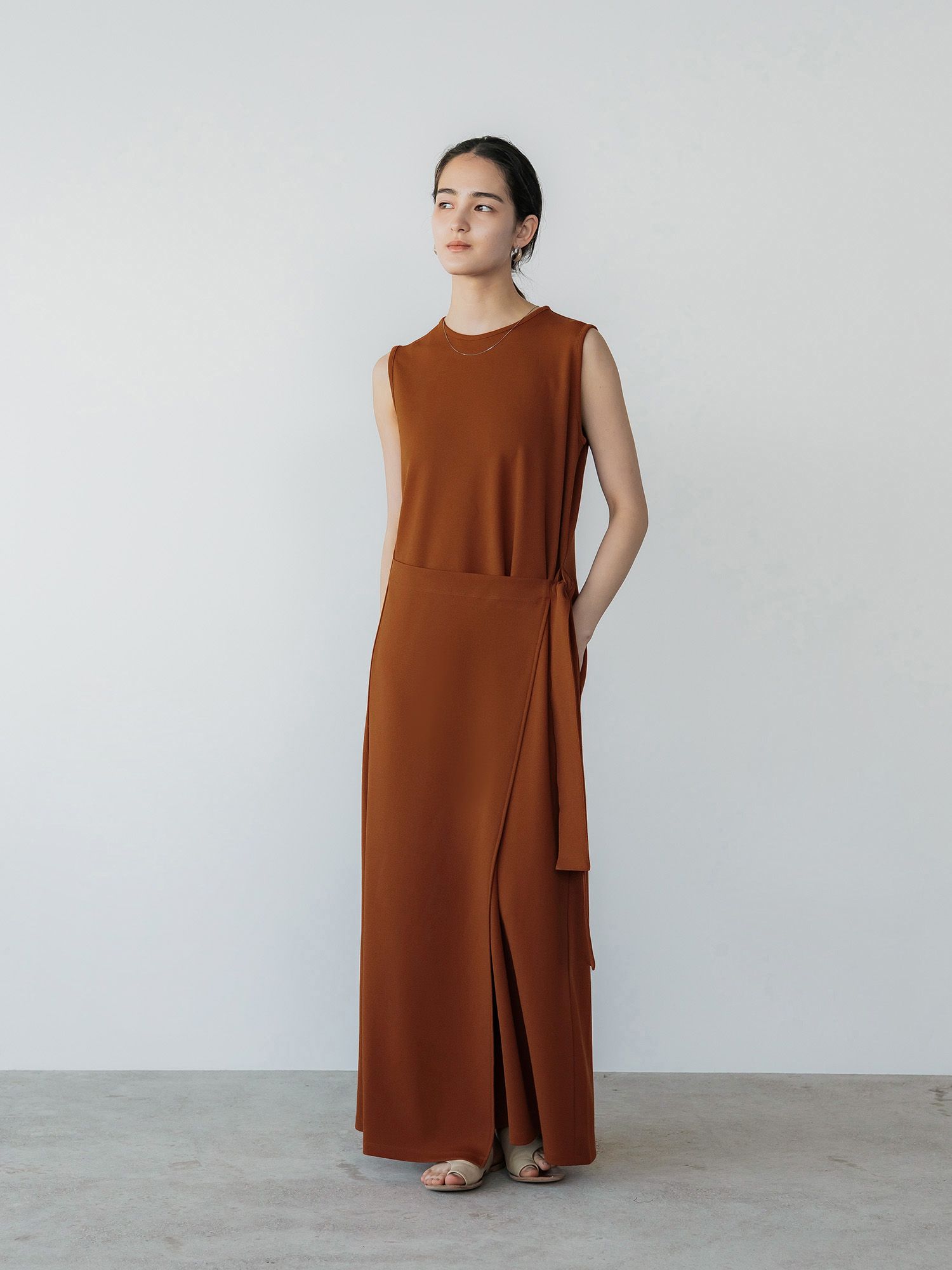 イージーラップマキシワンピース