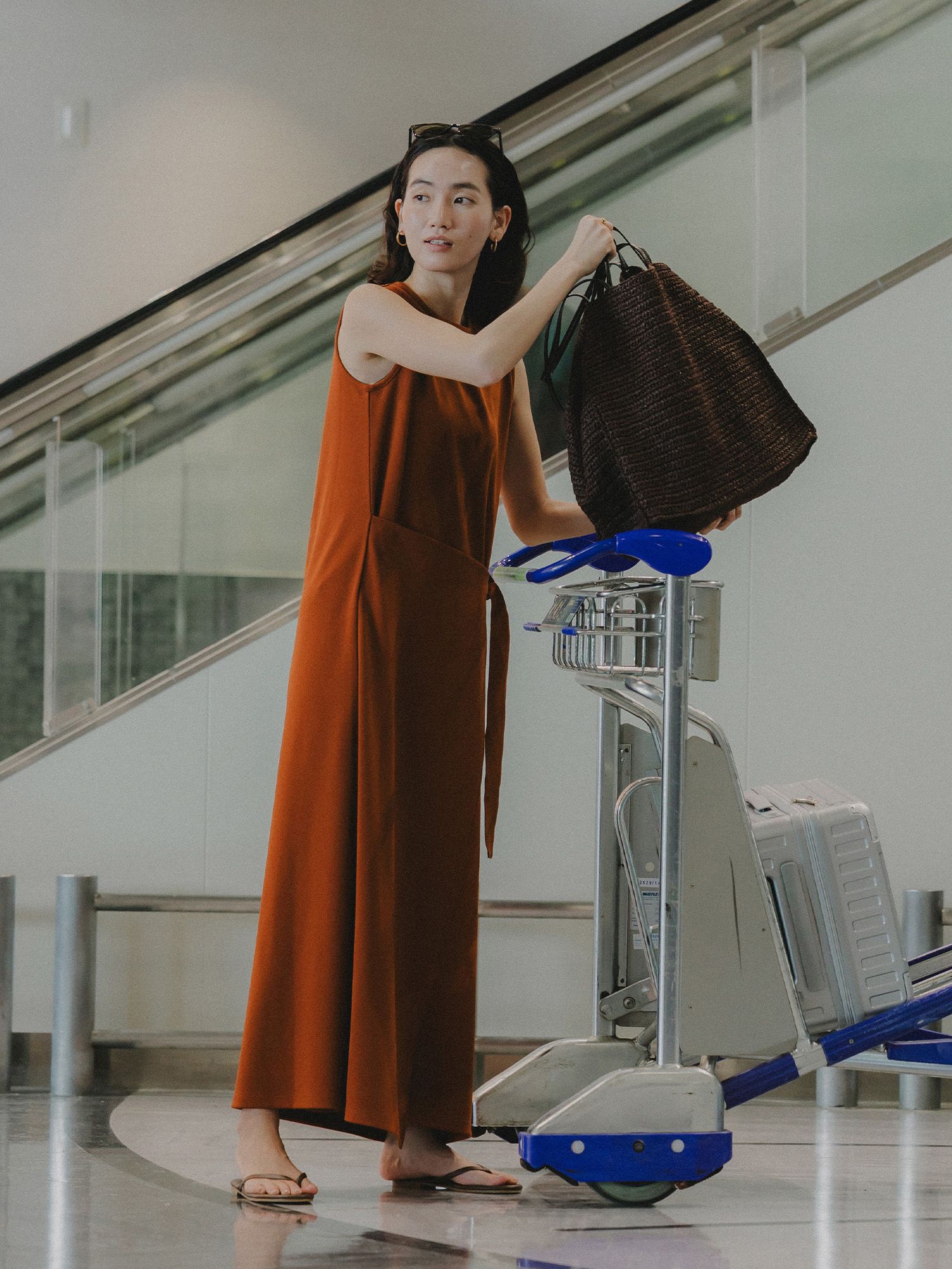 イージーラップマキシワンピース