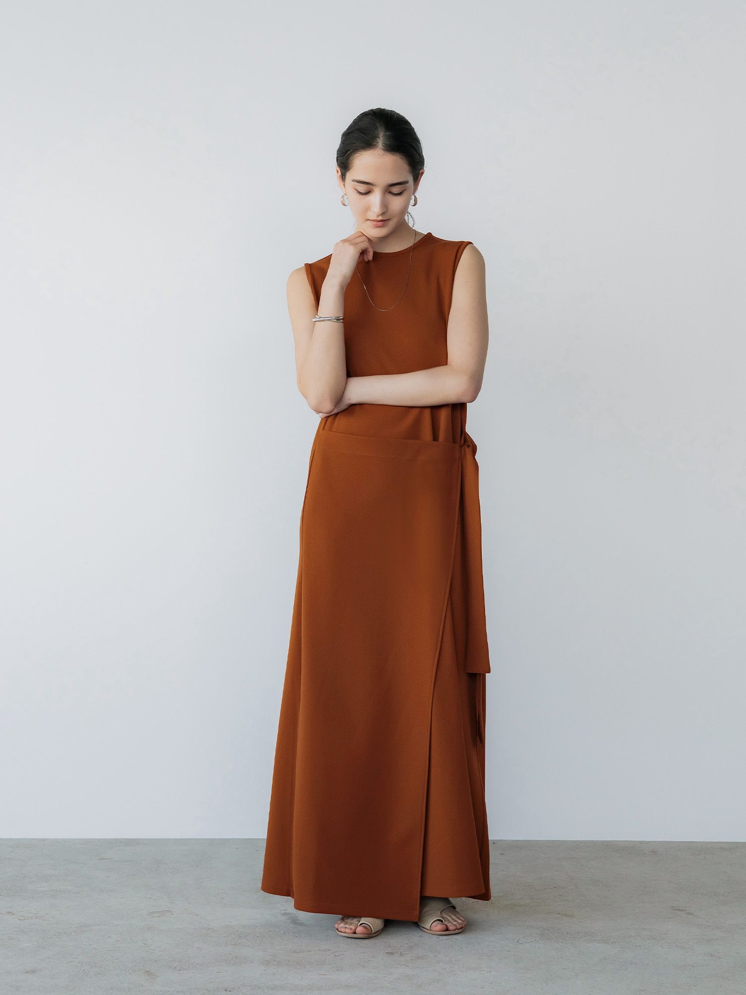 イージーラップマキシワンピース