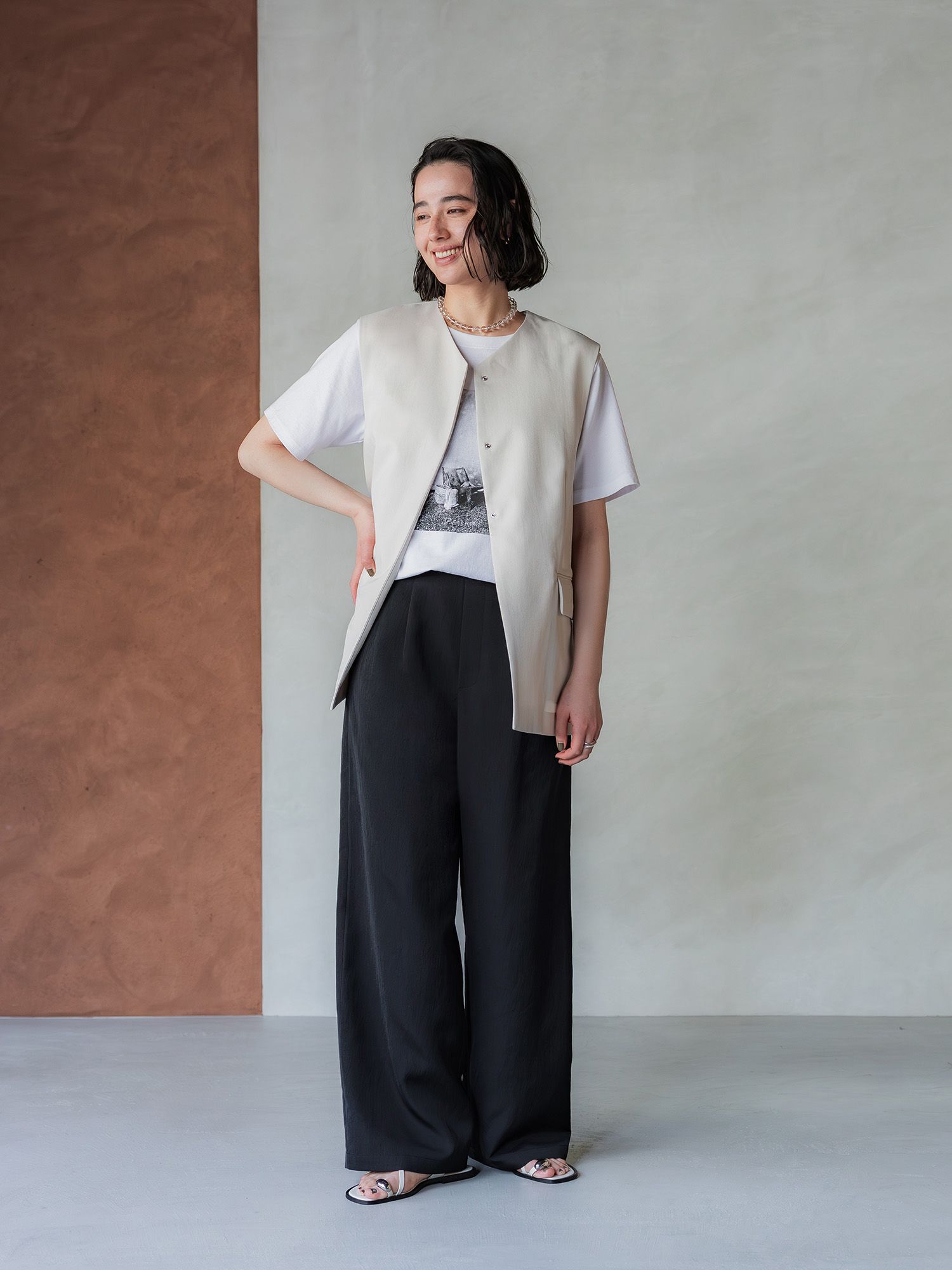 フォトグラフィープリントTシャツ