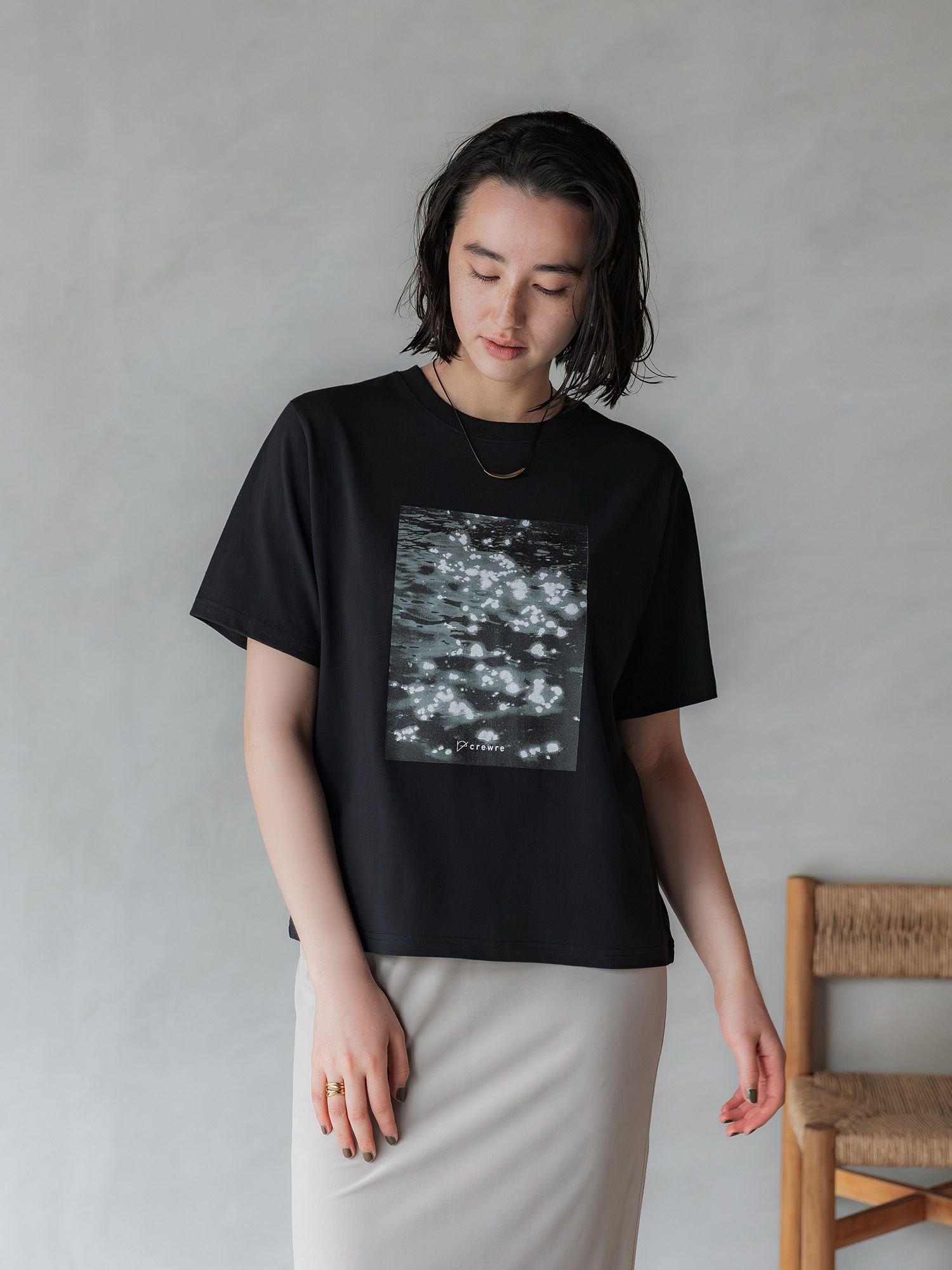 フォトグラフィープリントTシャツ