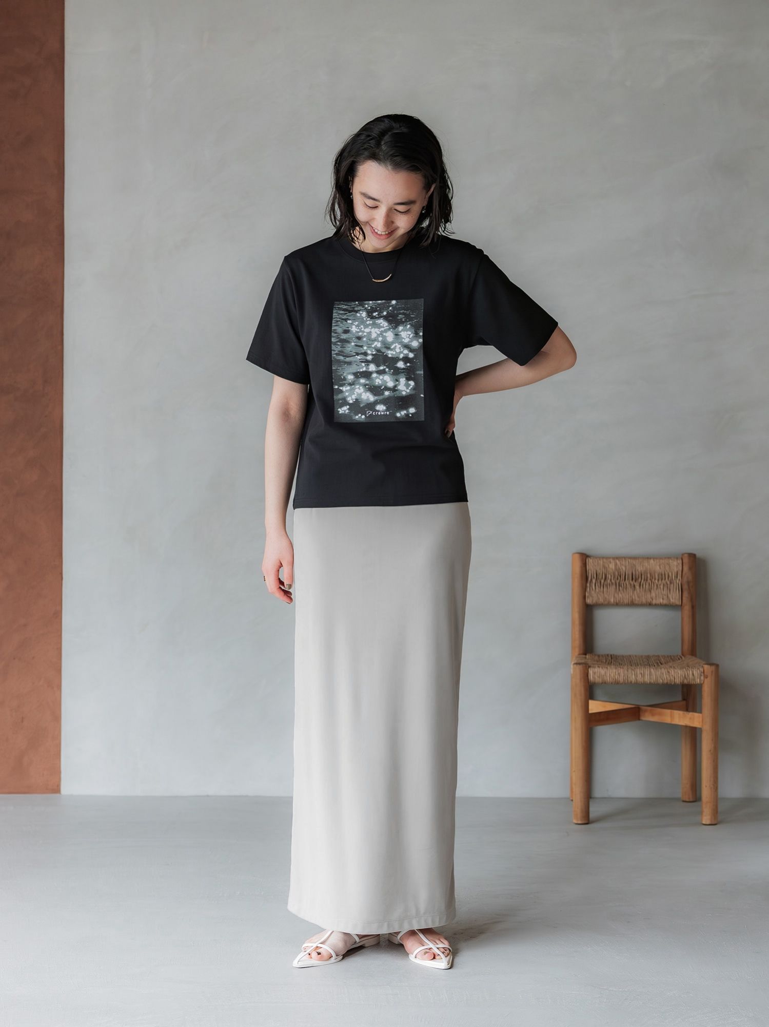 フォトグラフィープリントTシャツ