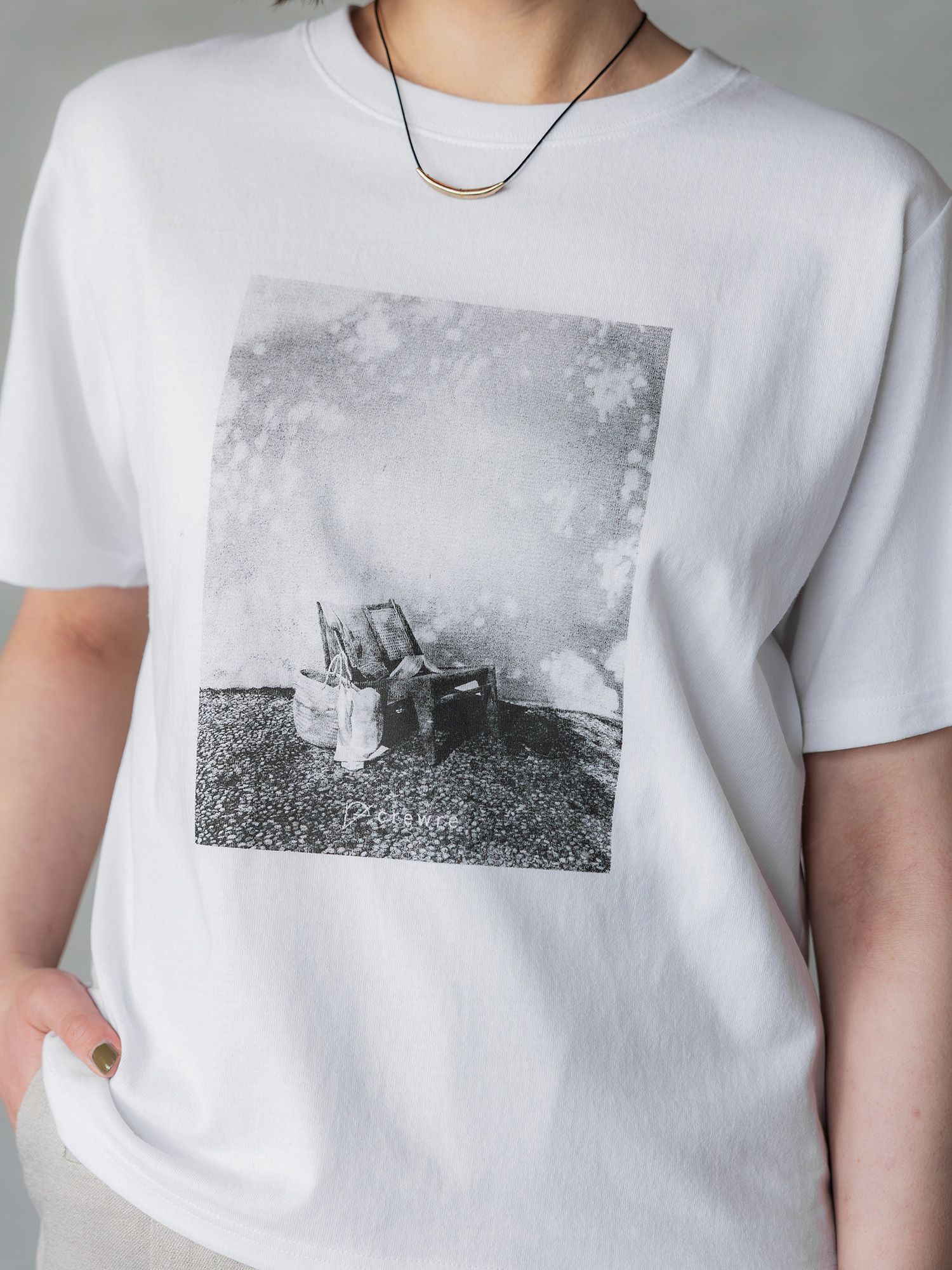 フォトグラフィープリントTシャツ