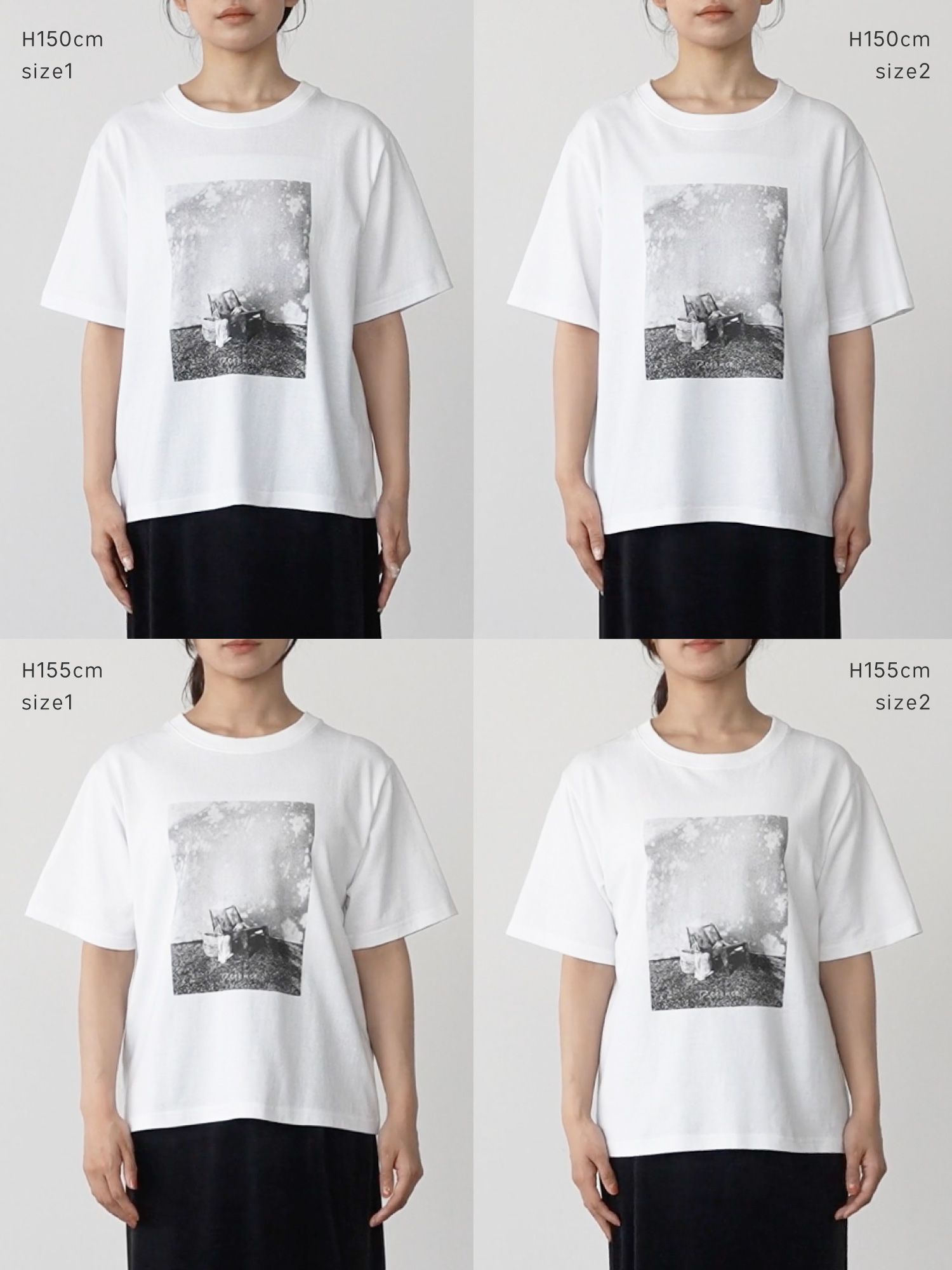 フォトグラフィープリントTシャツ