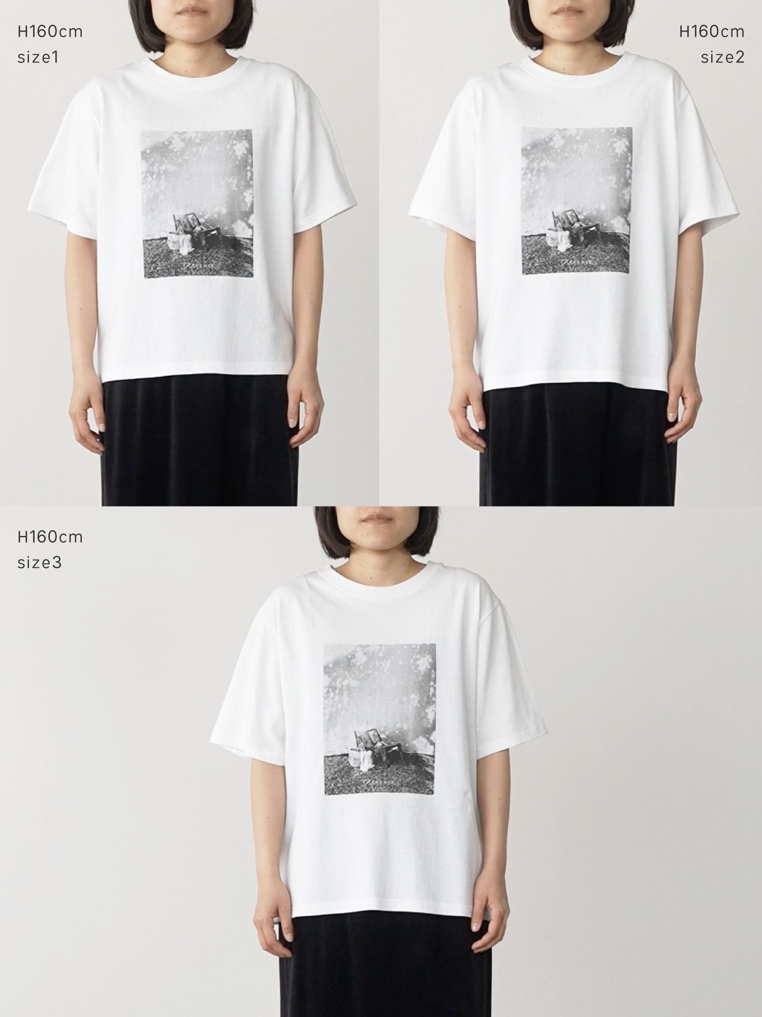 フォトグラフィープリントTシャツ