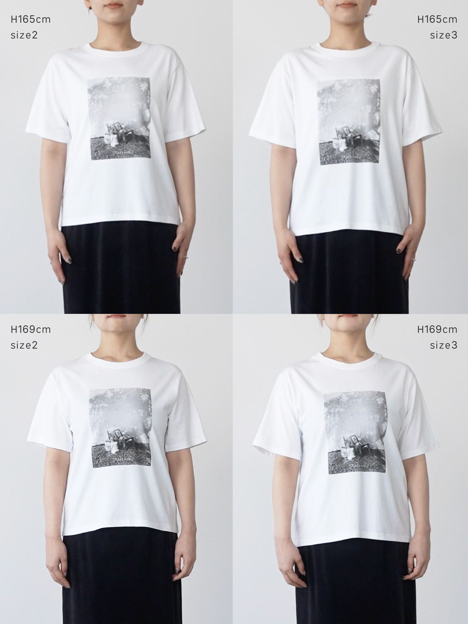 フォトグラフィープリントTシャツ