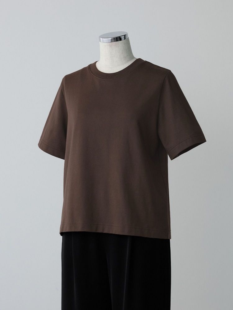 KURO brownカラー crewre online shop / ドライコンフォートカラーTシャツ