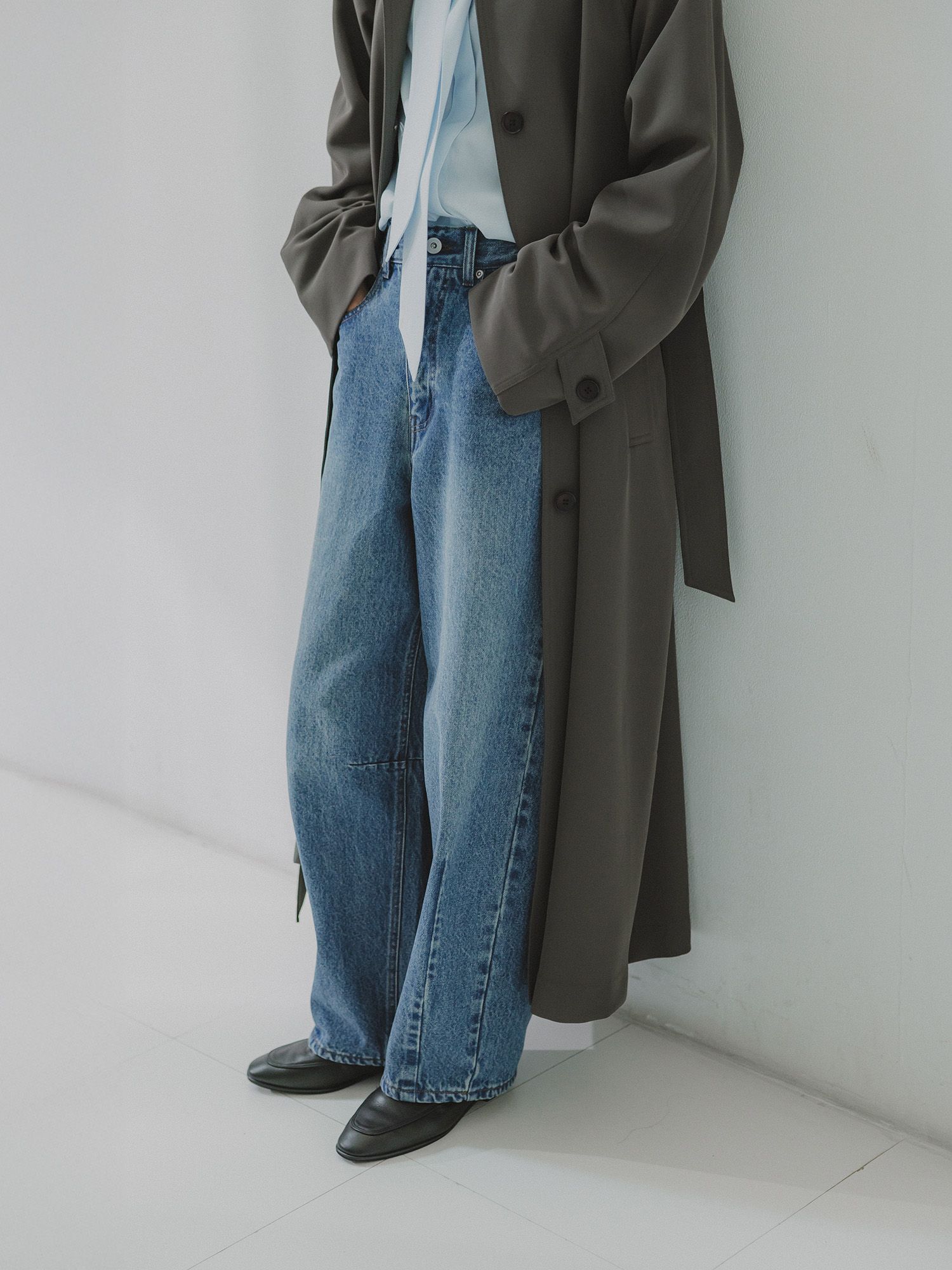 ソフトカーヴィーデニムパンツ