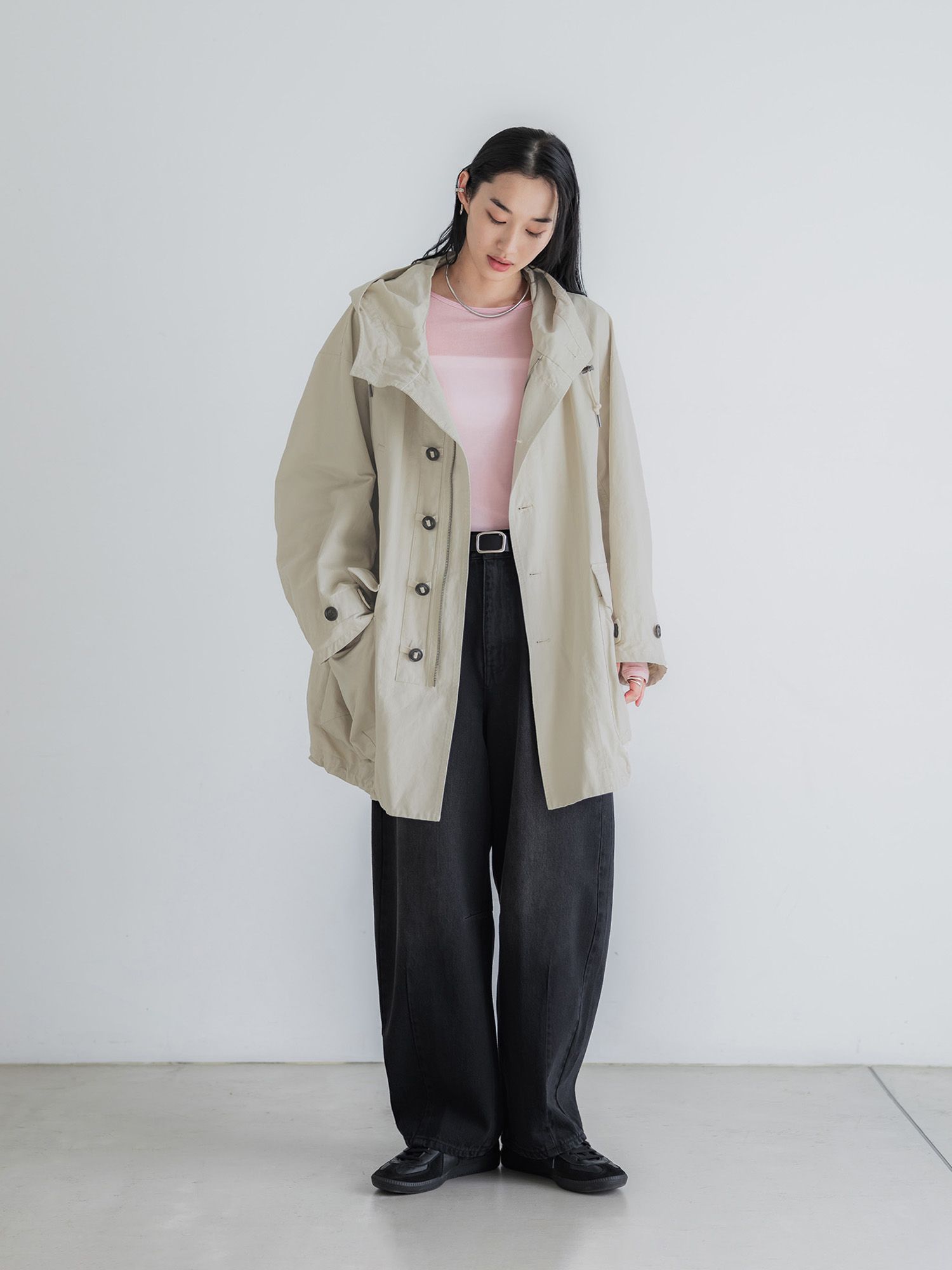 ソフトカーヴィーデニムパンツ