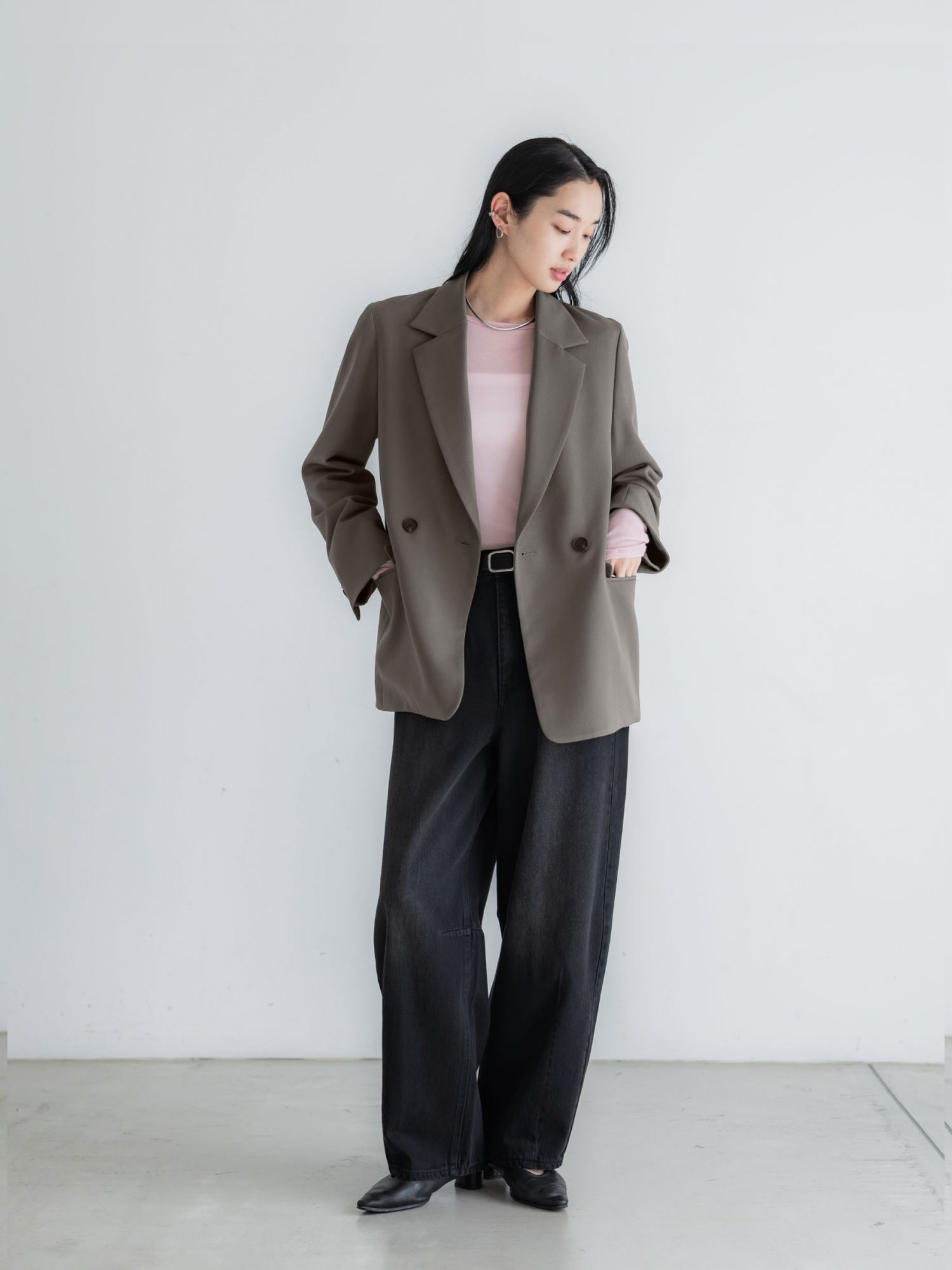 ソフトカーヴィーデニムパンツ