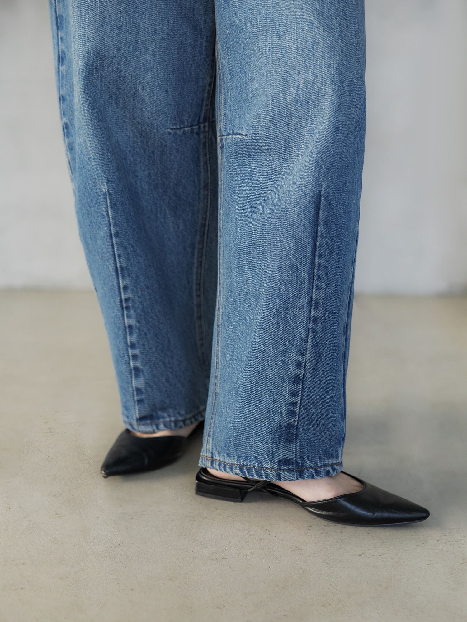 ソフトカーヴィーデニムパンツ