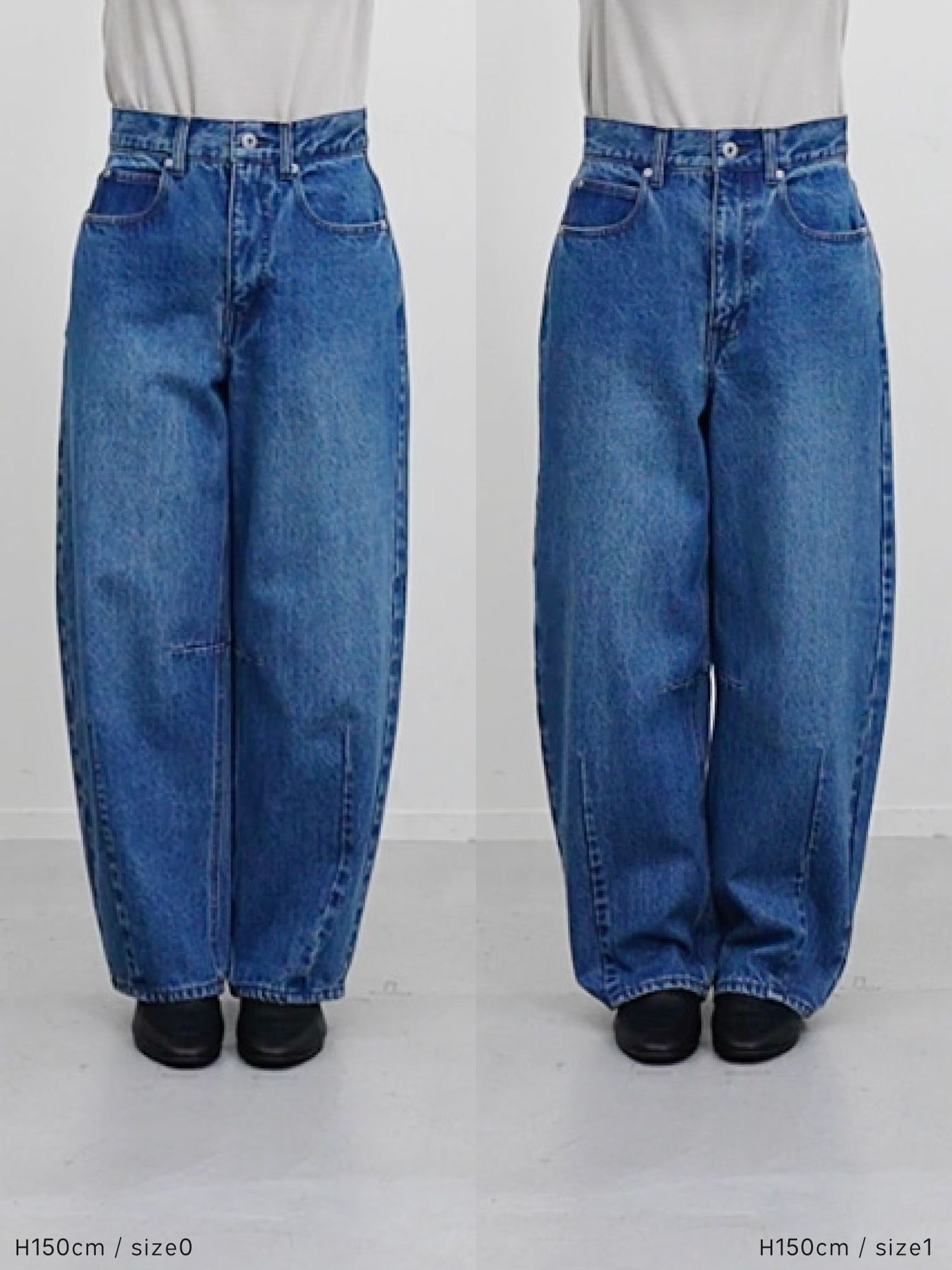 ソフトカーヴィーデニムパンツ