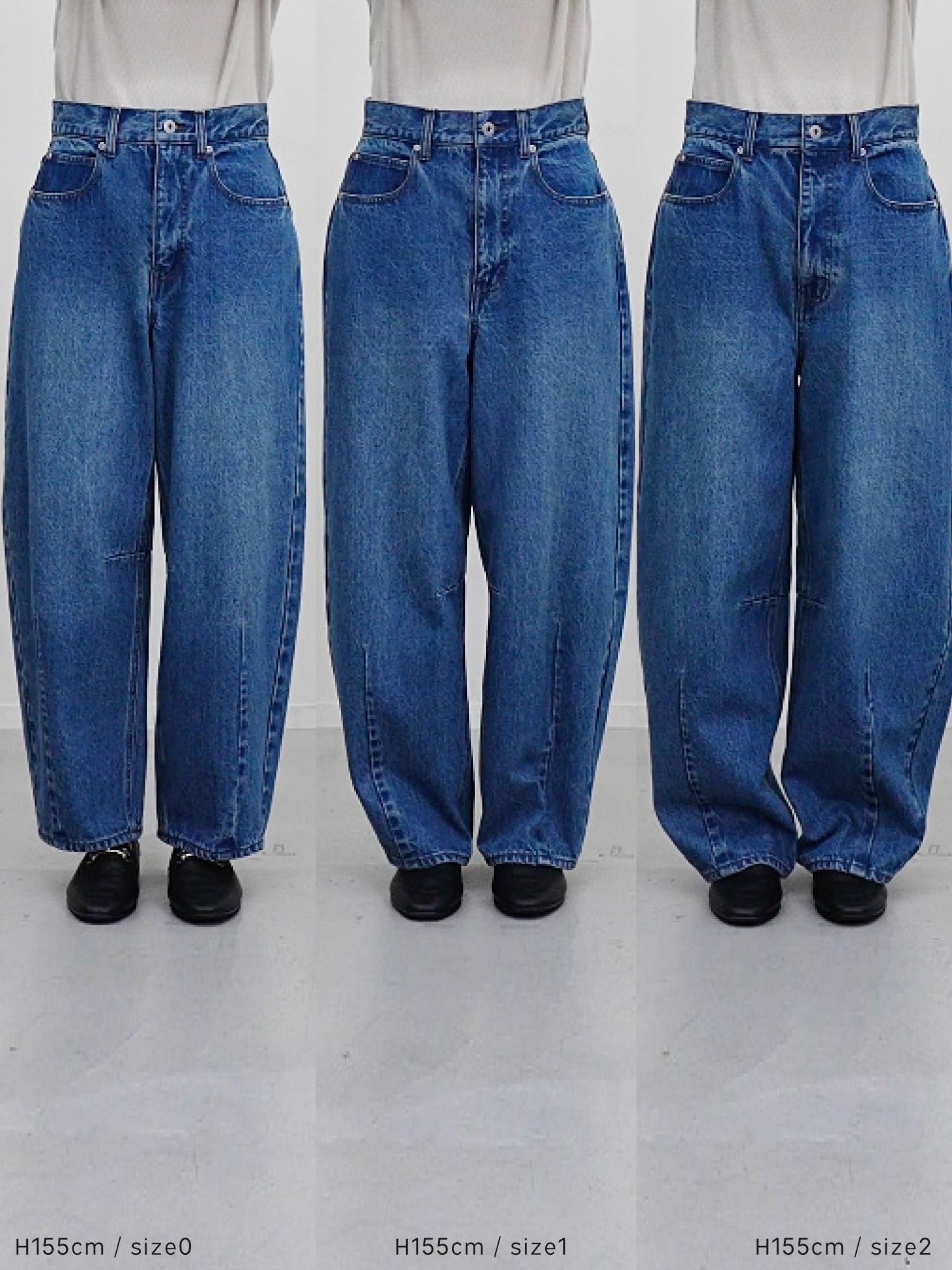 ソフトカーヴィーデニムパンツ