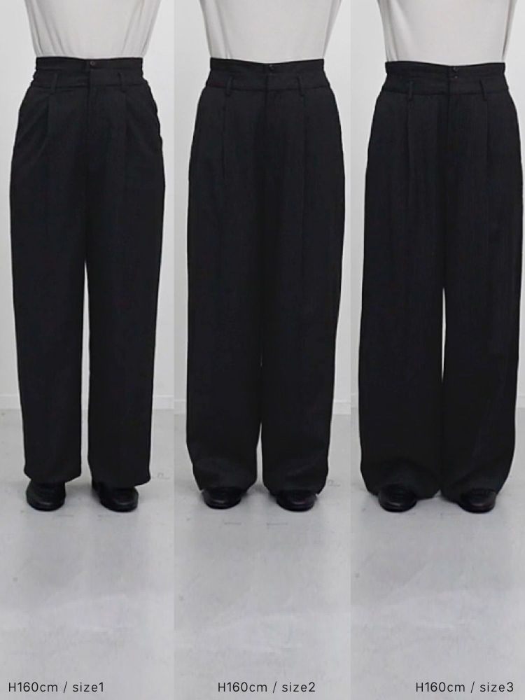xander zhou 24ss レイヤードパンツ