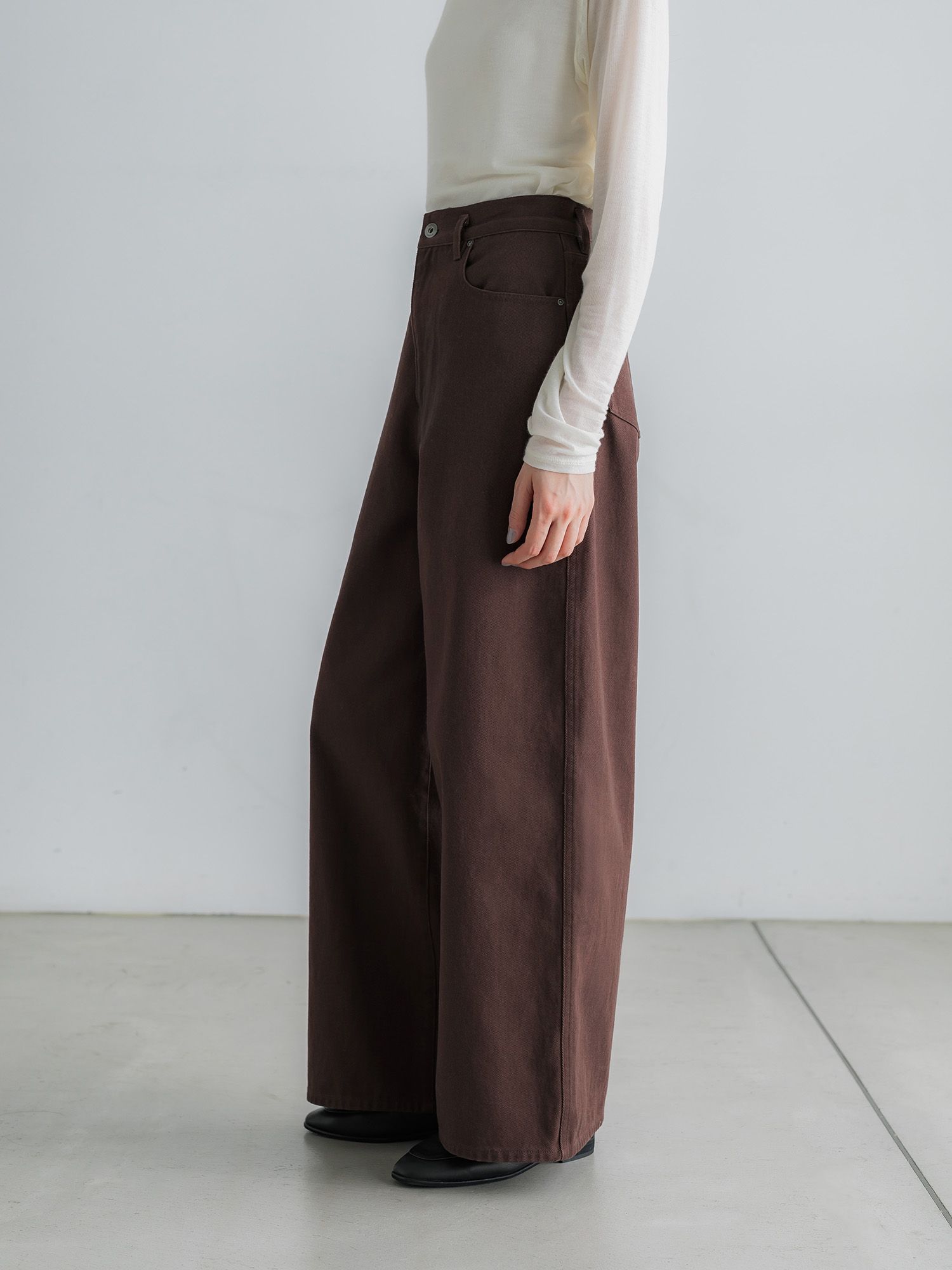 ヴィンテージライクワイドパンツ