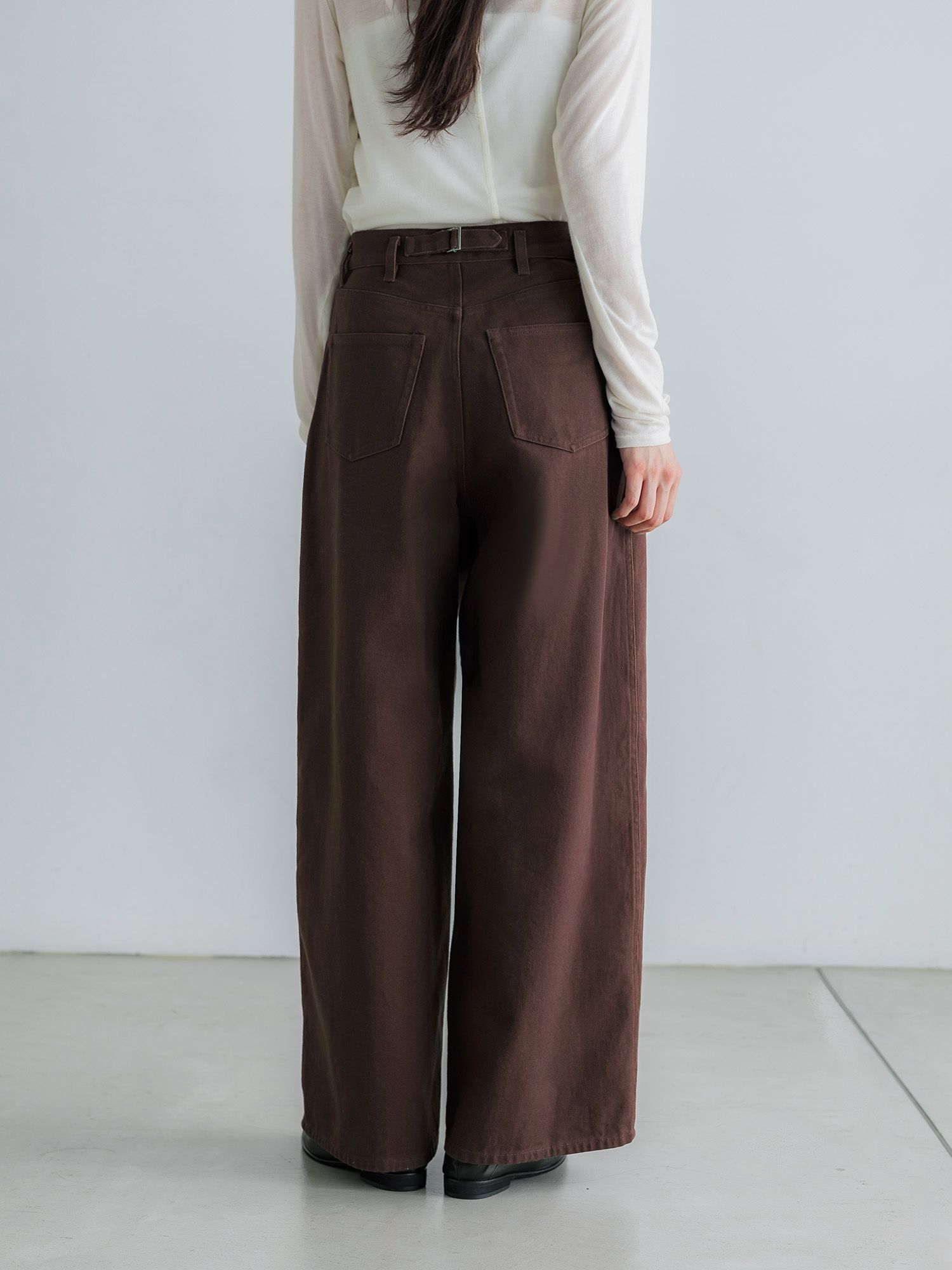 ヴィンテージライクワイドパンツ