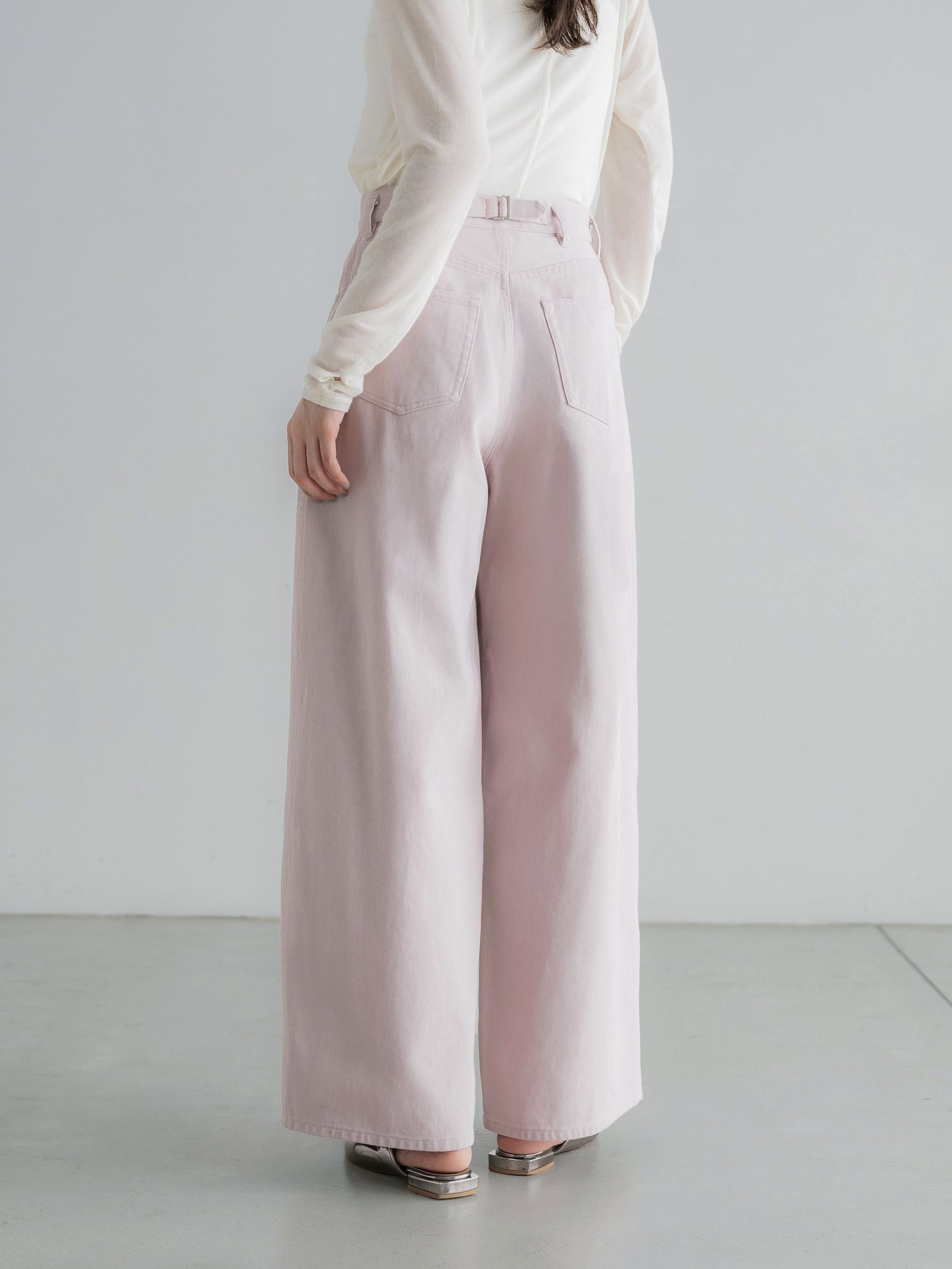 ヴィンテージライクワイドパンツ