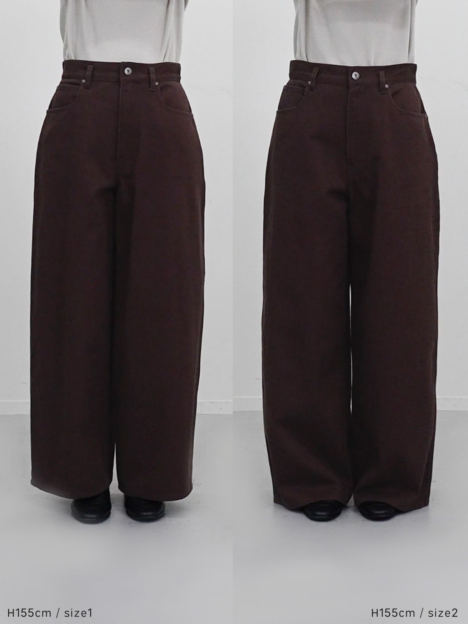 ヴィンテージライクワイドパンツ